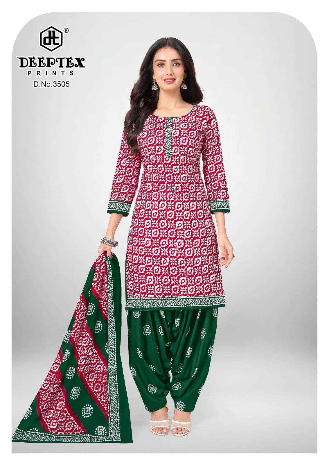Deeptex Batik Plus Vol 35 Cotton Dress Material _ Wholesale Factory Rate ( 10 Pcs Catalog )