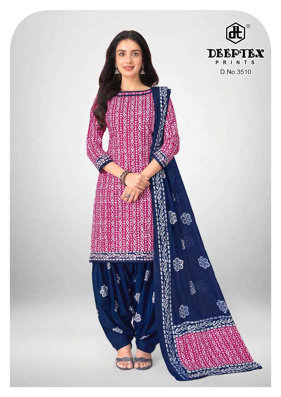 Deeptex Batik Plus Vol 35 Cotton Dress Material _ Wholesale Factory Rate ( 10 Pcs Catalog )