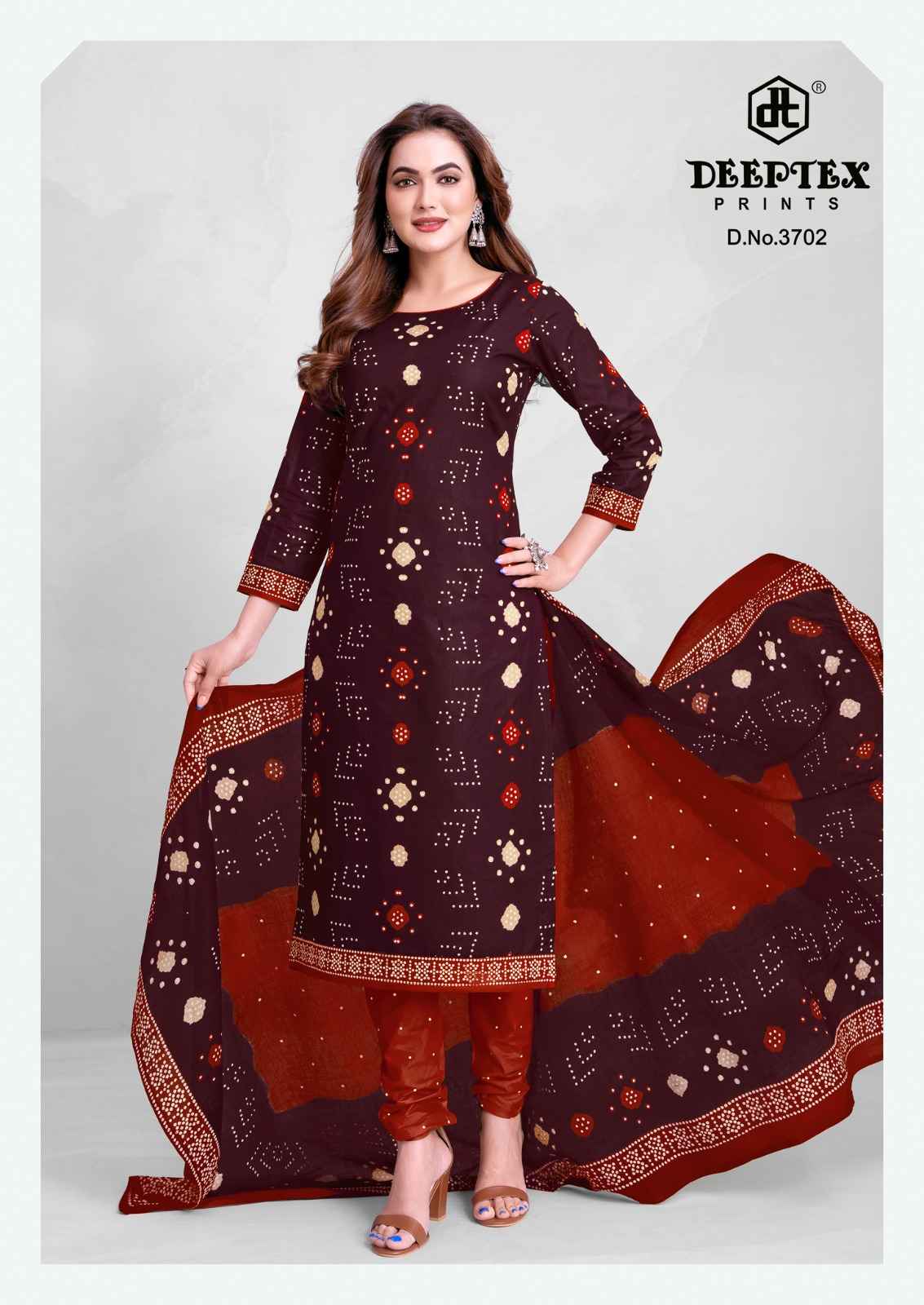 Deeptex Classic Chunaris Vol 37 Cotton Dress Material Wholesale Price ( 10 Pcs Catalogue )