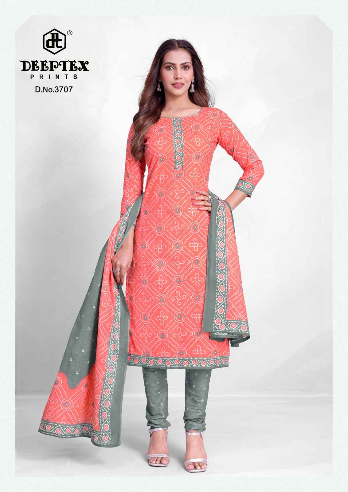 Deeptex Classic Chunaris Vol 37 Cotton Dress Material Wholesale Price ( 10 Pcs Catalogue )