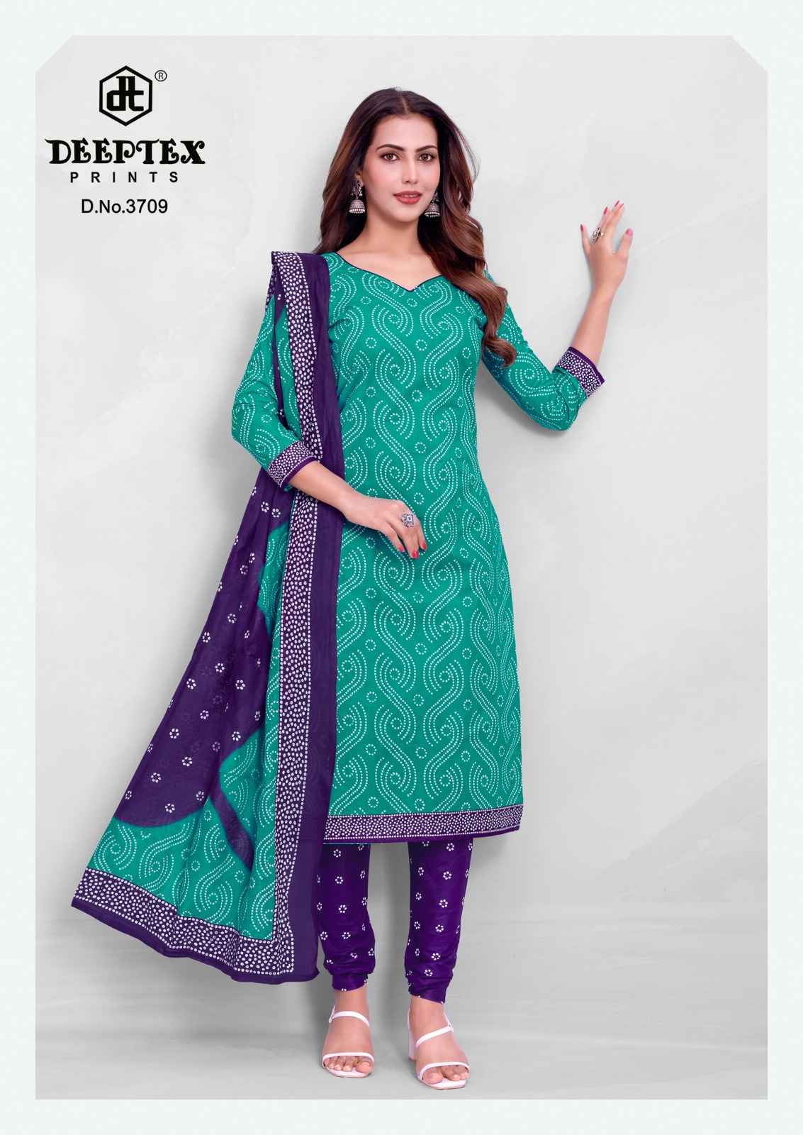 Deeptex Classic Chunaris Vol 37 Cotton Dress Material Wholesale Price ( 10 Pcs Catalogue )