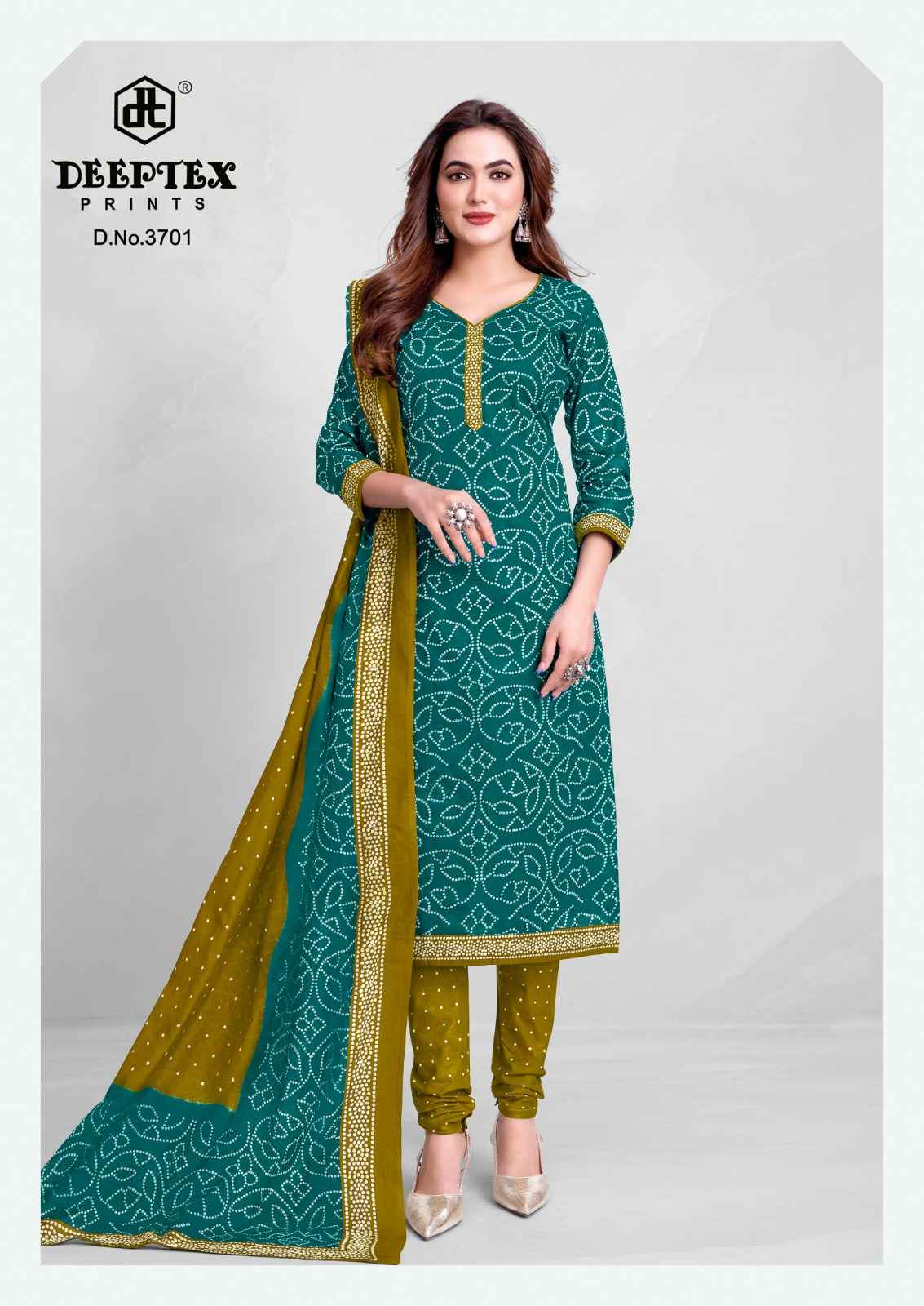 Deeptex Prints Bandhani Vol 37 Cotton Dress Material Wholesale Online ( 10 Pcs Catalogue )