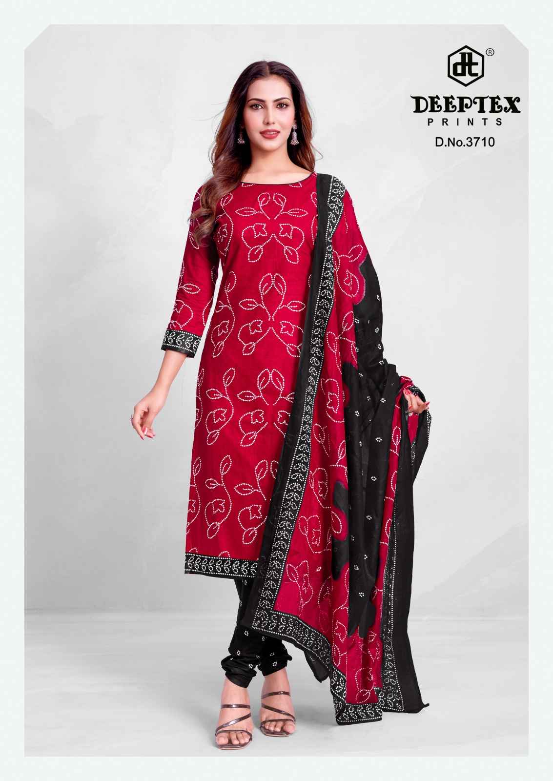 Deeptex Prints Bandhani Vol 37 Cotton Dress Material Wholesale Online ( 10 Pcs Catalogue )
