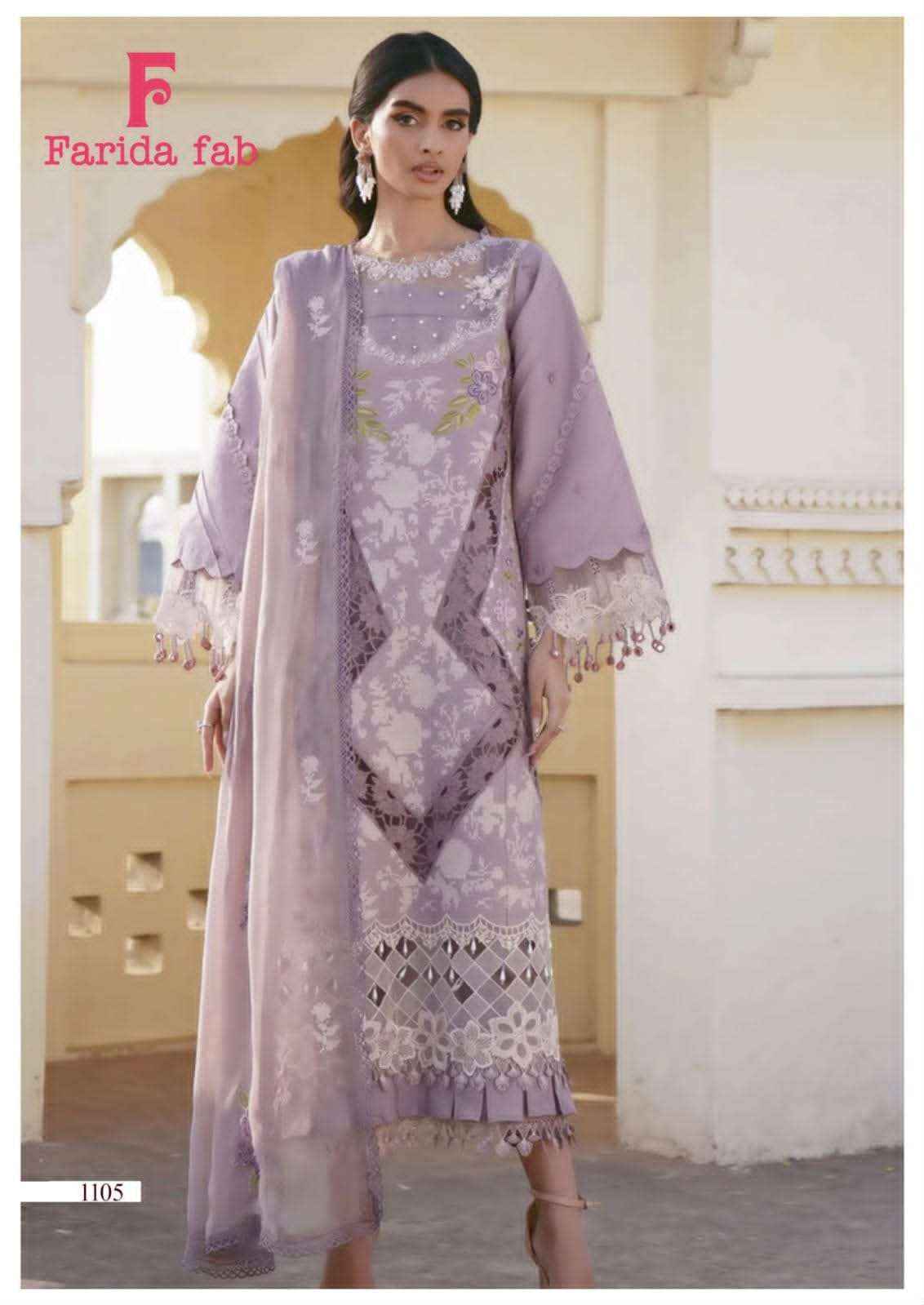 Farida Fab Mariab Vol 11 Pakistani Dress Material Surat Wholesale Surat ( 6 Pcs Catalogue )