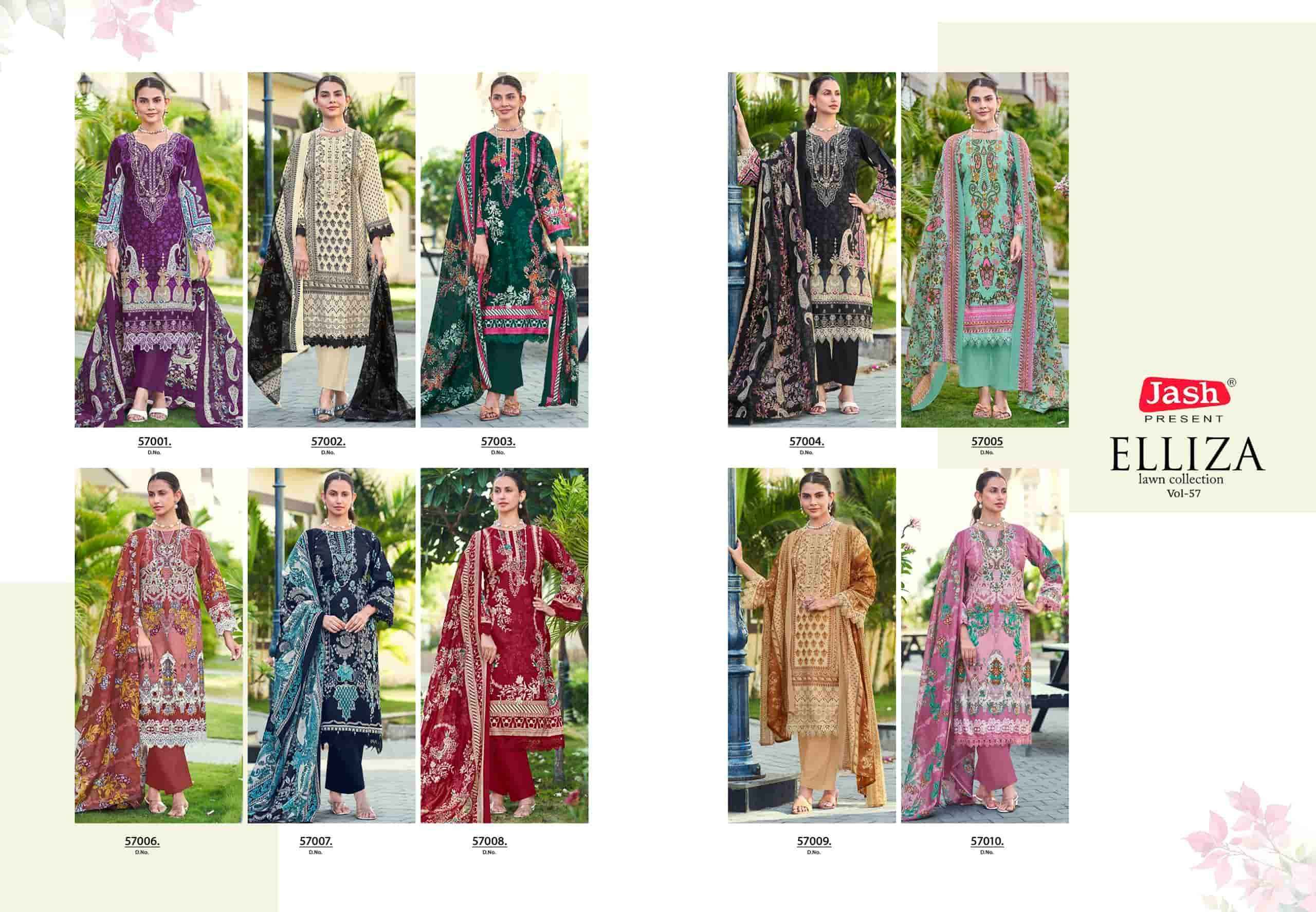 Jash Elliza Vol 57 Unstitch Cotton Dress Material Wholesale price ( 10 Pcs Catalogue )