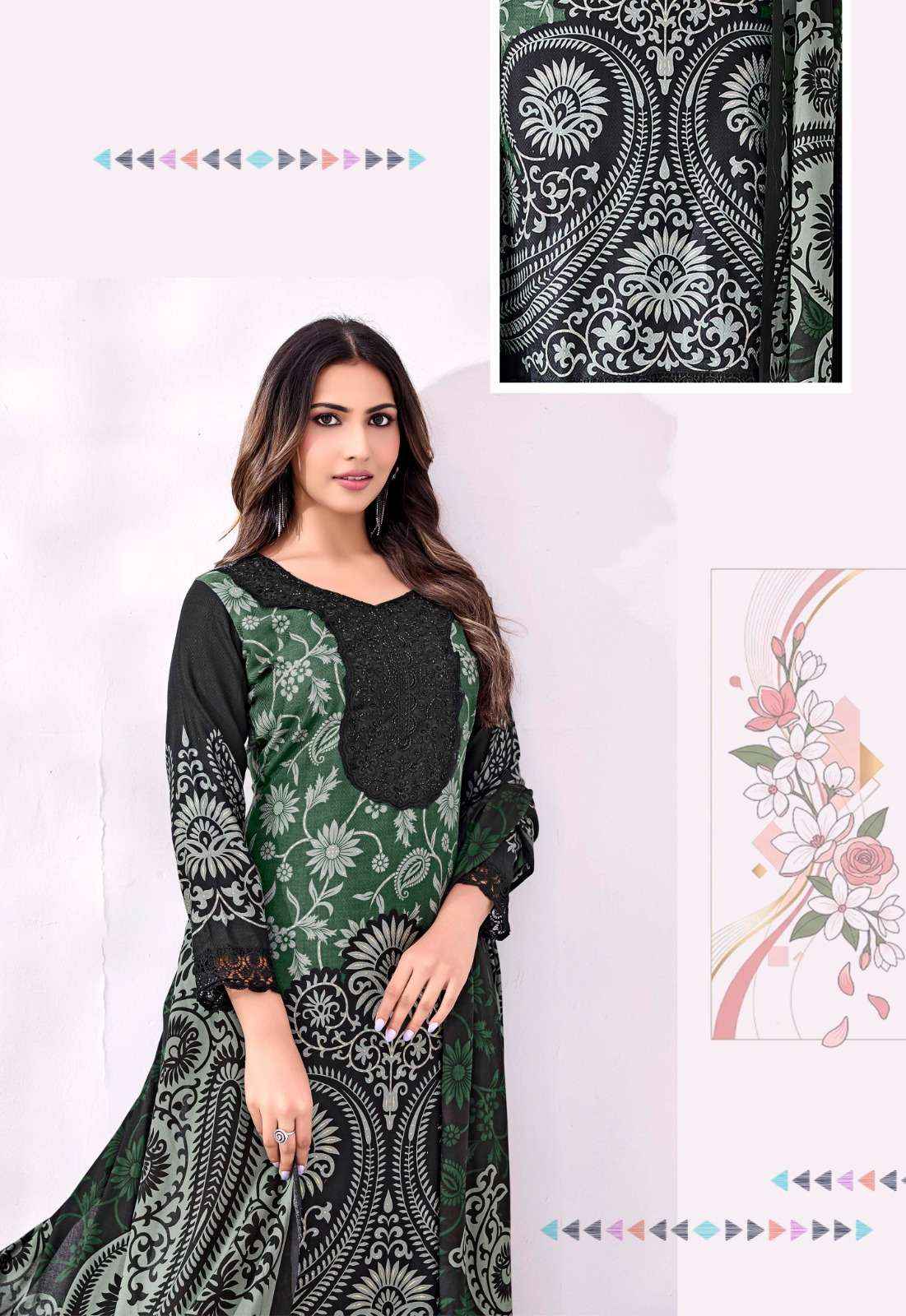 Jt Taniya Vol 3 Premium Rayon Dress Material Wholesale Catalogue ( 5 Pcs Catalogue )