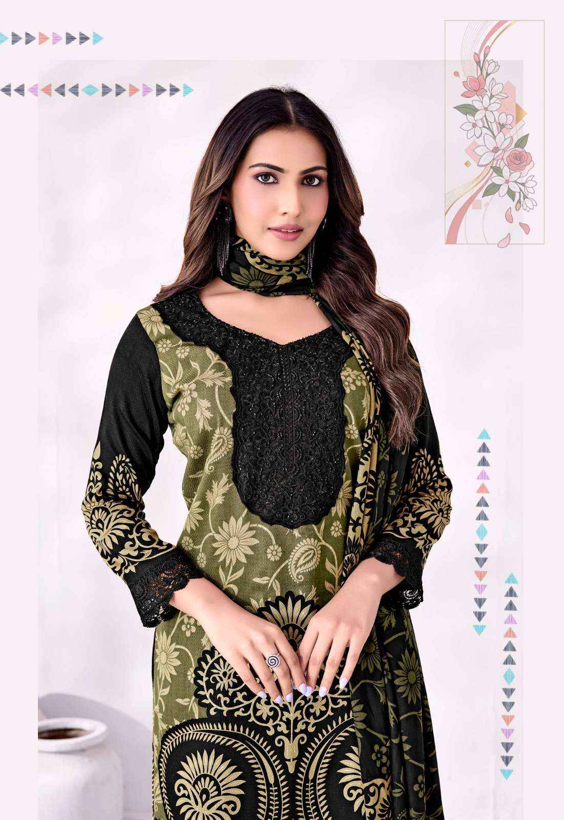 Jt Taniya Vol 3 Premium Rayon Dress Material Wholesale Catalogue ( 5 Pcs Catalogue )