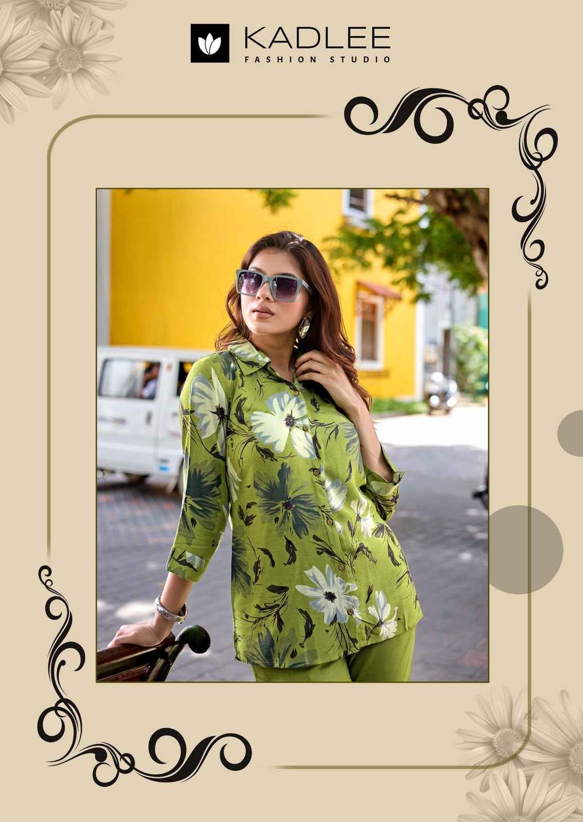 Kadlee Fashion Aaru Rayon Top With Bottom Wholesale Market Surat ( 5 pcs Catalogue )