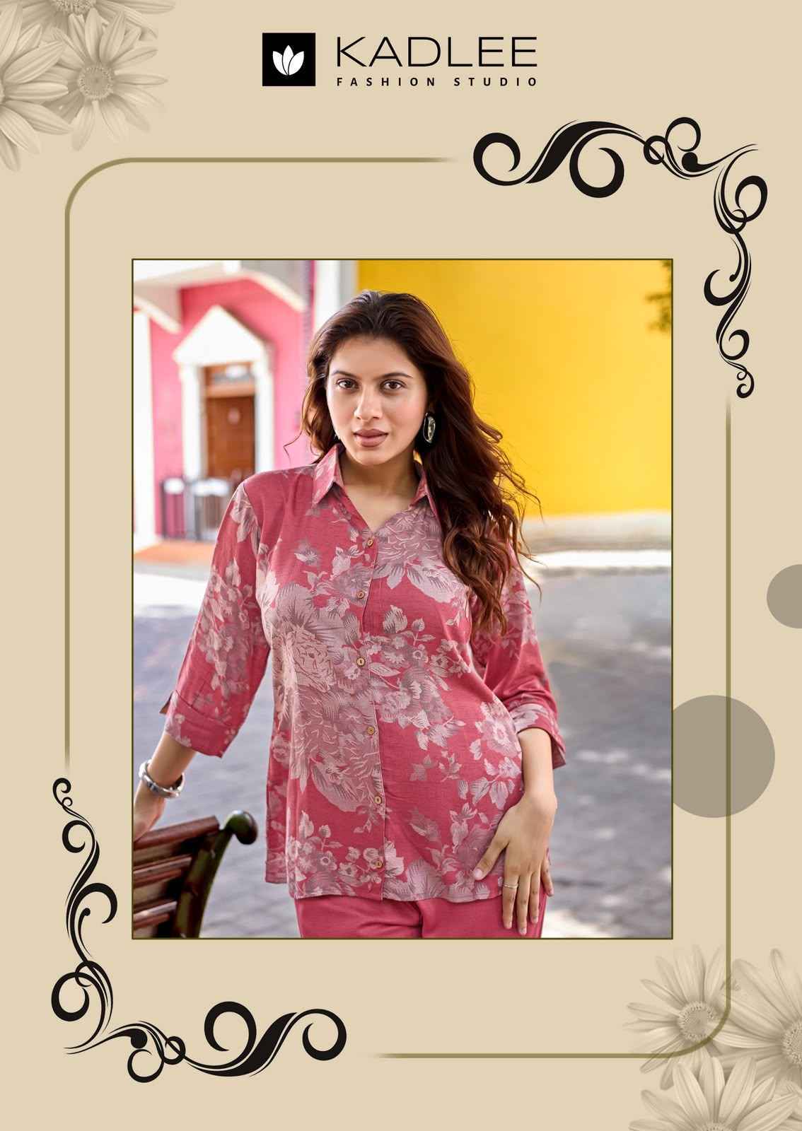 Kadlee Fashion Aaru Rayon Top With Bottom Wholesale Market Surat ( 5 pcs Catalogue )