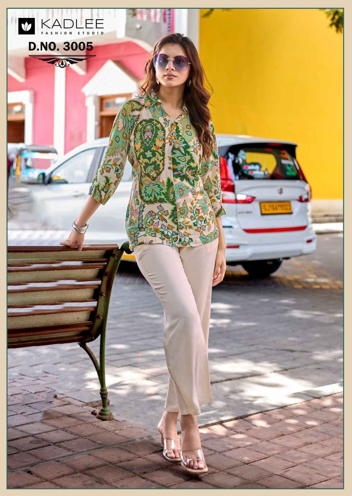 Kadlee Fashion Aaru Rayon Top With Bottom Wholesale Market Surat ( 5 pcs Catalogue )