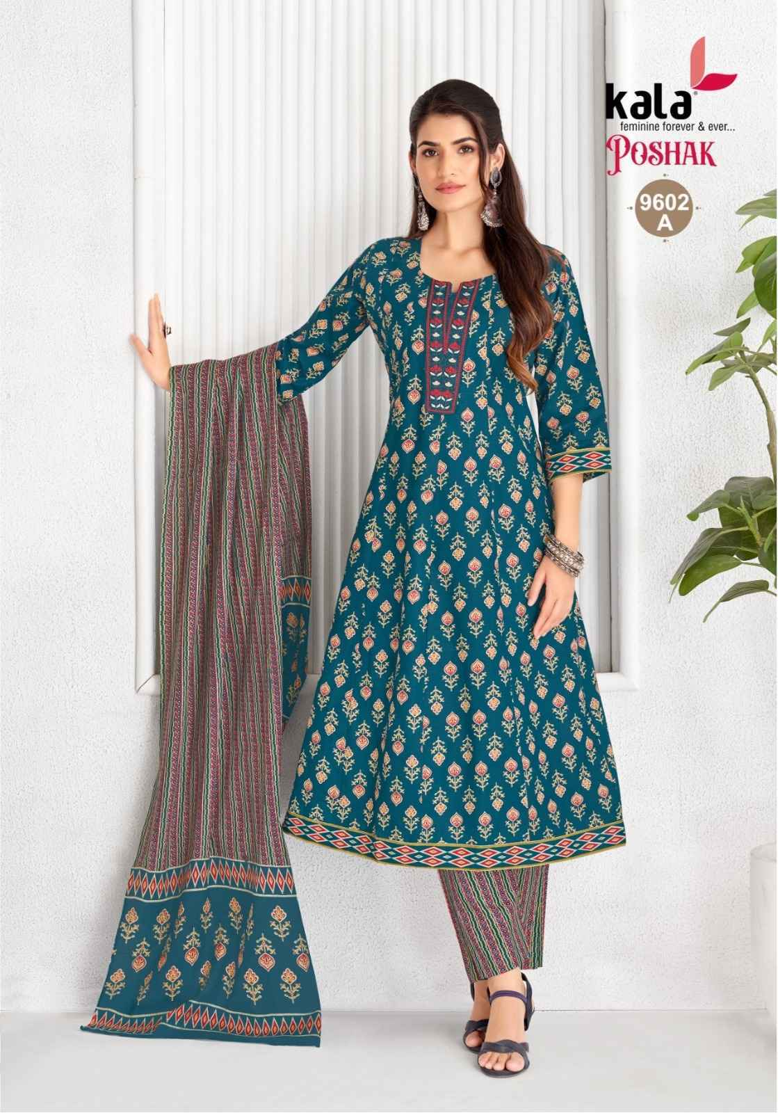 Kala Poshak Vol 5 Readymade Cotton Suit _ Wholesale Factory Price ( 8 Pcs Catalog )