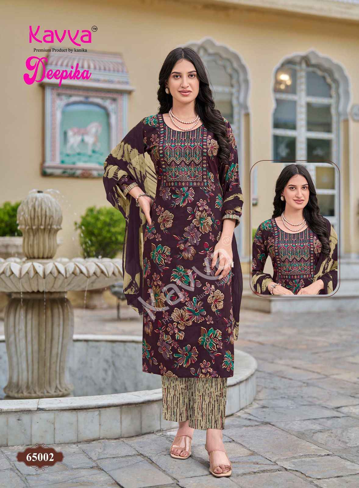 Kavya Deepika Vol 65 Capsule Kurti Combo Collection _ Wholesale Factory Rate ( 10 Pcs Catalog )