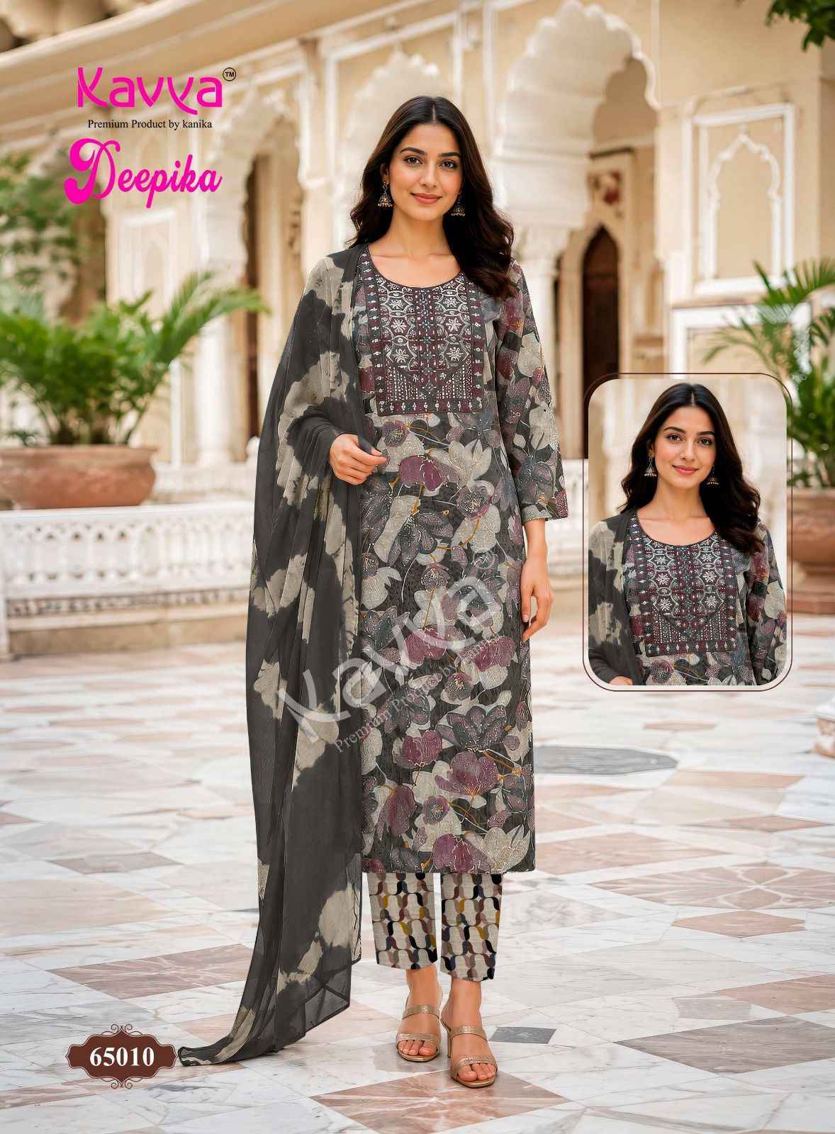 Kavya Deepika Vol 65 Capsule Kurti Combo Collection _ Wholesale Factory Rate ( 10 Pcs Catalog )