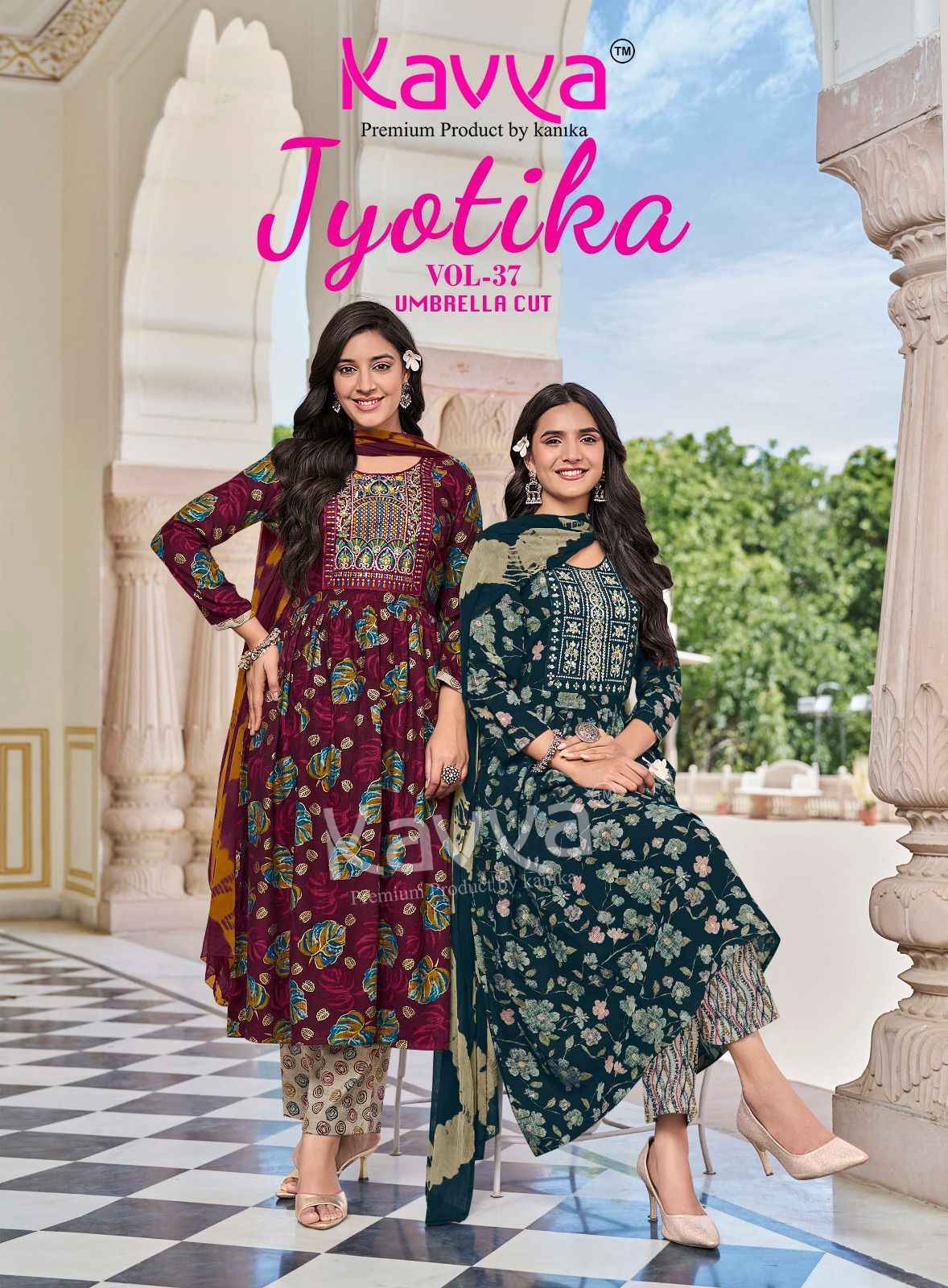 Kavya Jyotika Vol 37 New Catalogue Wholesale Price ( 10 Pcs Catalogue )