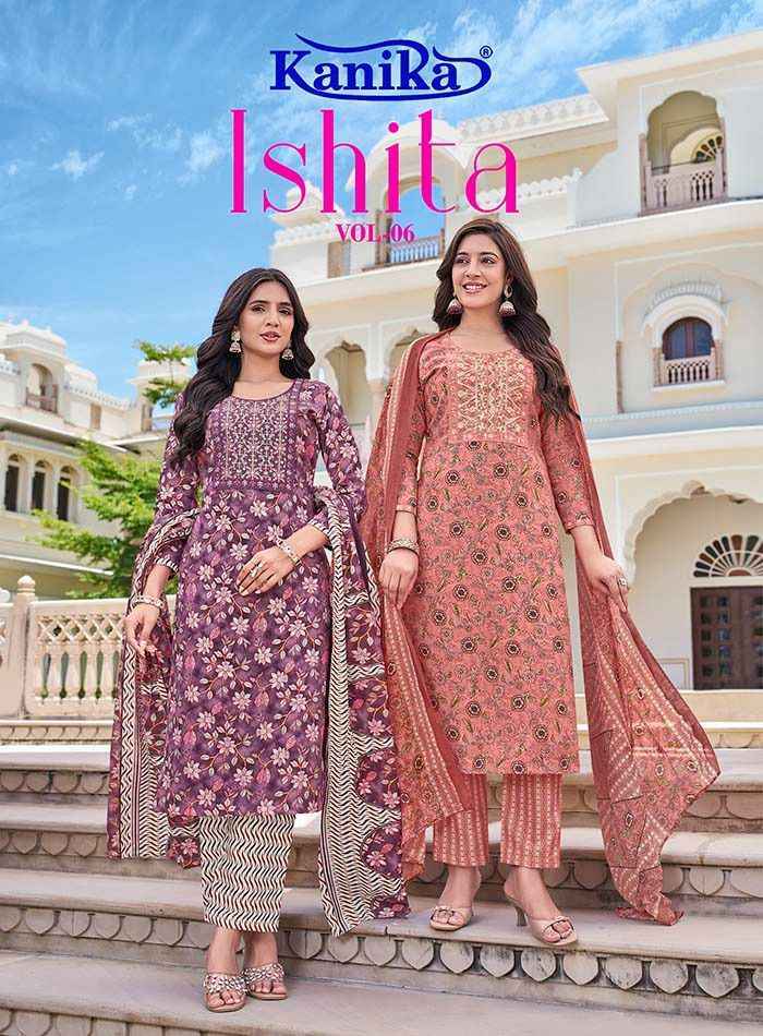 Kavya Kanika Ishita Vol 6 Cotton Kurti Combo Collection _ Wholesale Texteli Rate ( 12 Pcs Catalog )