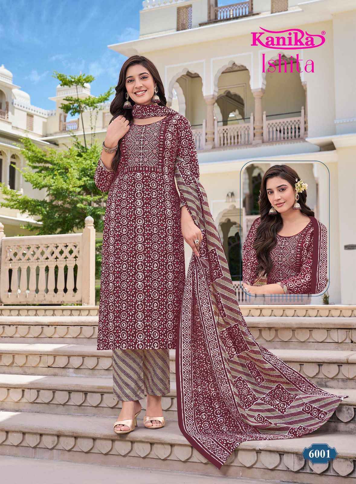 Kavya Kanika Ishita Vol 6 Cotton Kurti Combo Collection _ Wholesale Texteli Rate ( 12 Pcs Catalog )