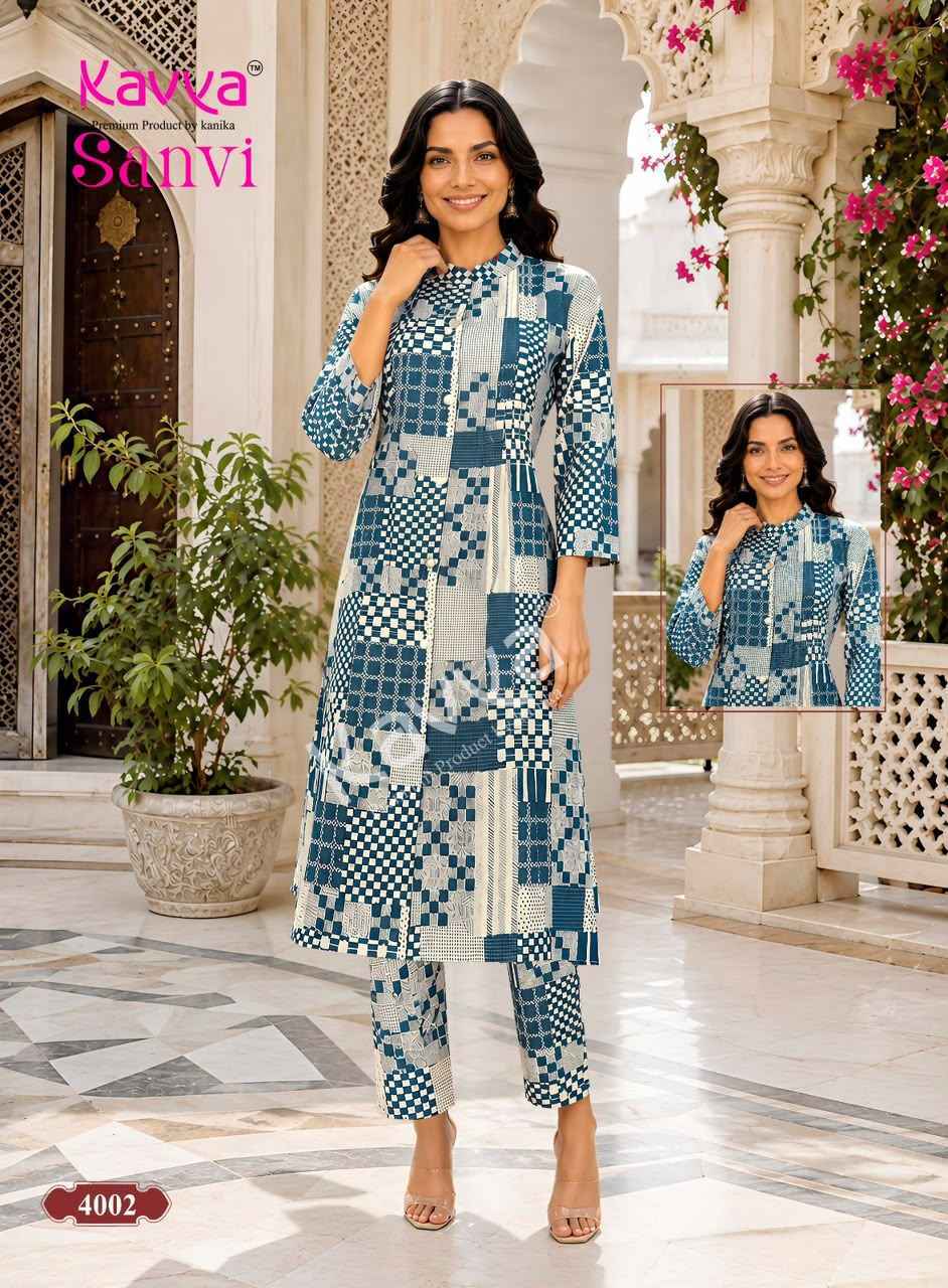 Kavya Sanvi Vol 4 Cotton Co Ord Set Wholesale Online Shopping ( 10 pcs Catalogue )