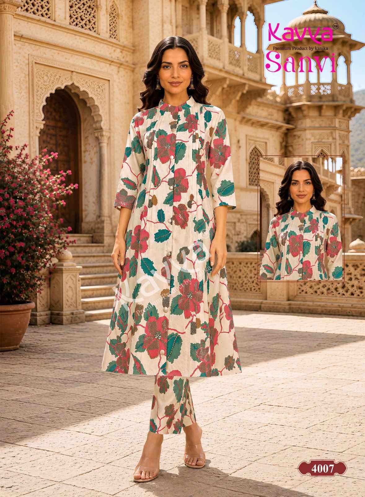 Kavya Sanvi Vol 4 Cotton Co Ord Set Wholesale Online Shopping ( 10 pcs Catalogue )