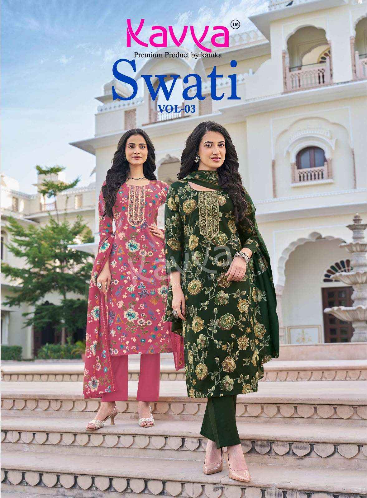 Kavya Swati Vol 3 Readymade Suits Wholesale New Collection ( 10 Pcs Catalogue )