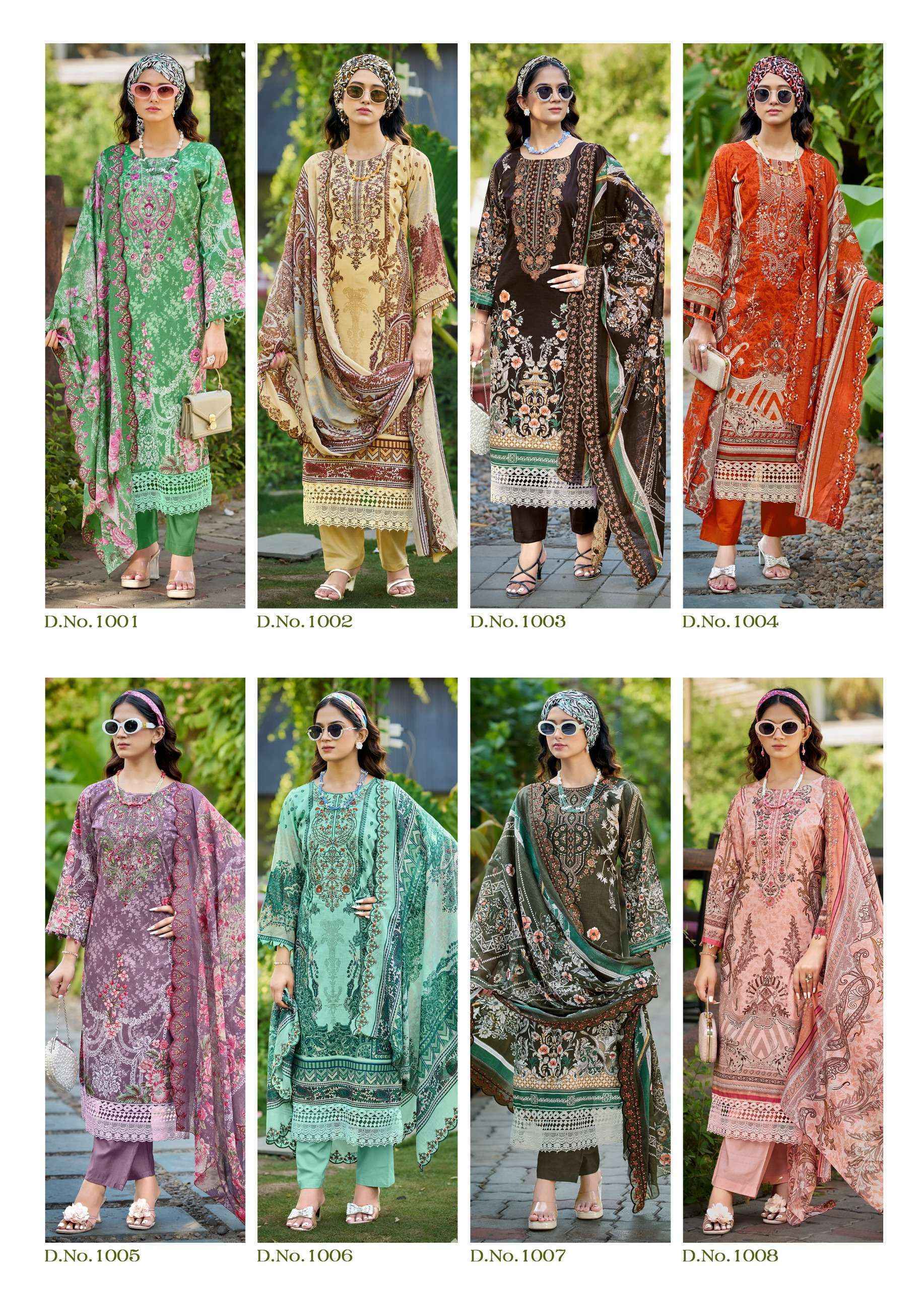 Kavyakala Anarkali Vol 25 Lawn Cotton Dress Material Wholesale Surat ( 8 pcs Catalogue )