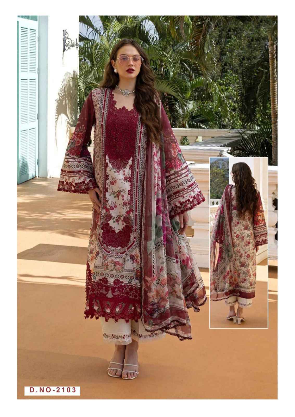 Keval Fab Ellija B Vol 21 Cotton pakistani suits wholesale price ( 6 pcs Catalogue )