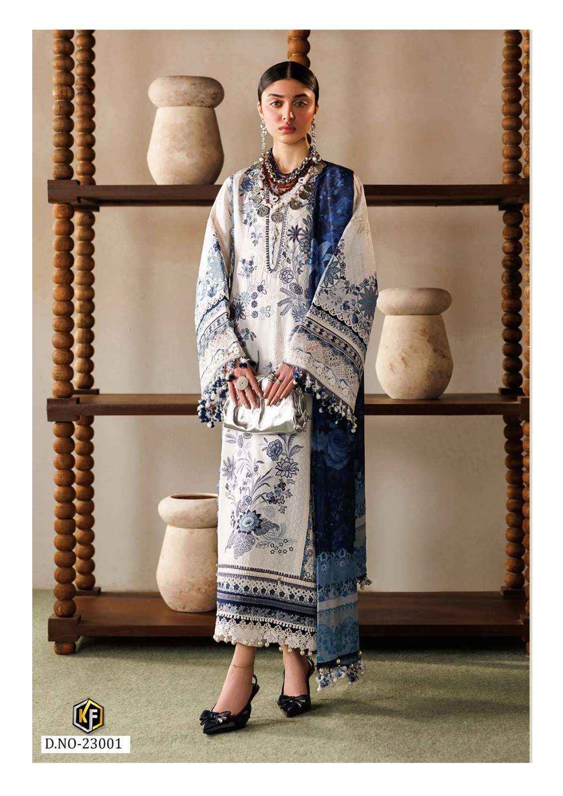 Keval Fab K Kasha Vol-23 Cotton Dress Material, Wholesale Pakistani Dresses ( 6 pc Catalog )