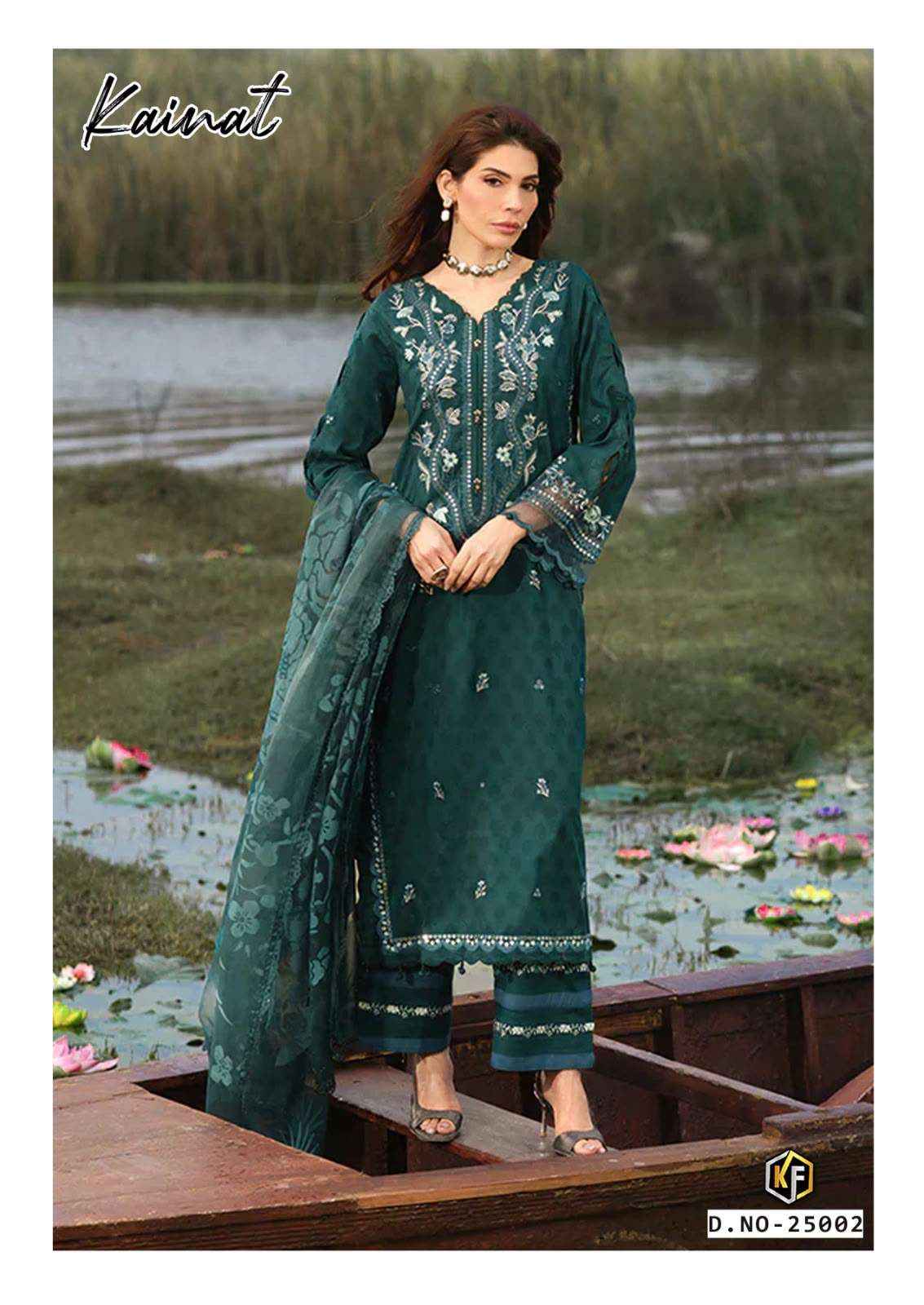 Keval Fab Kainat Vol 25 pure Cotton Pakistani Suits Surat Wholesale ( 6 Pcs Catalogue )