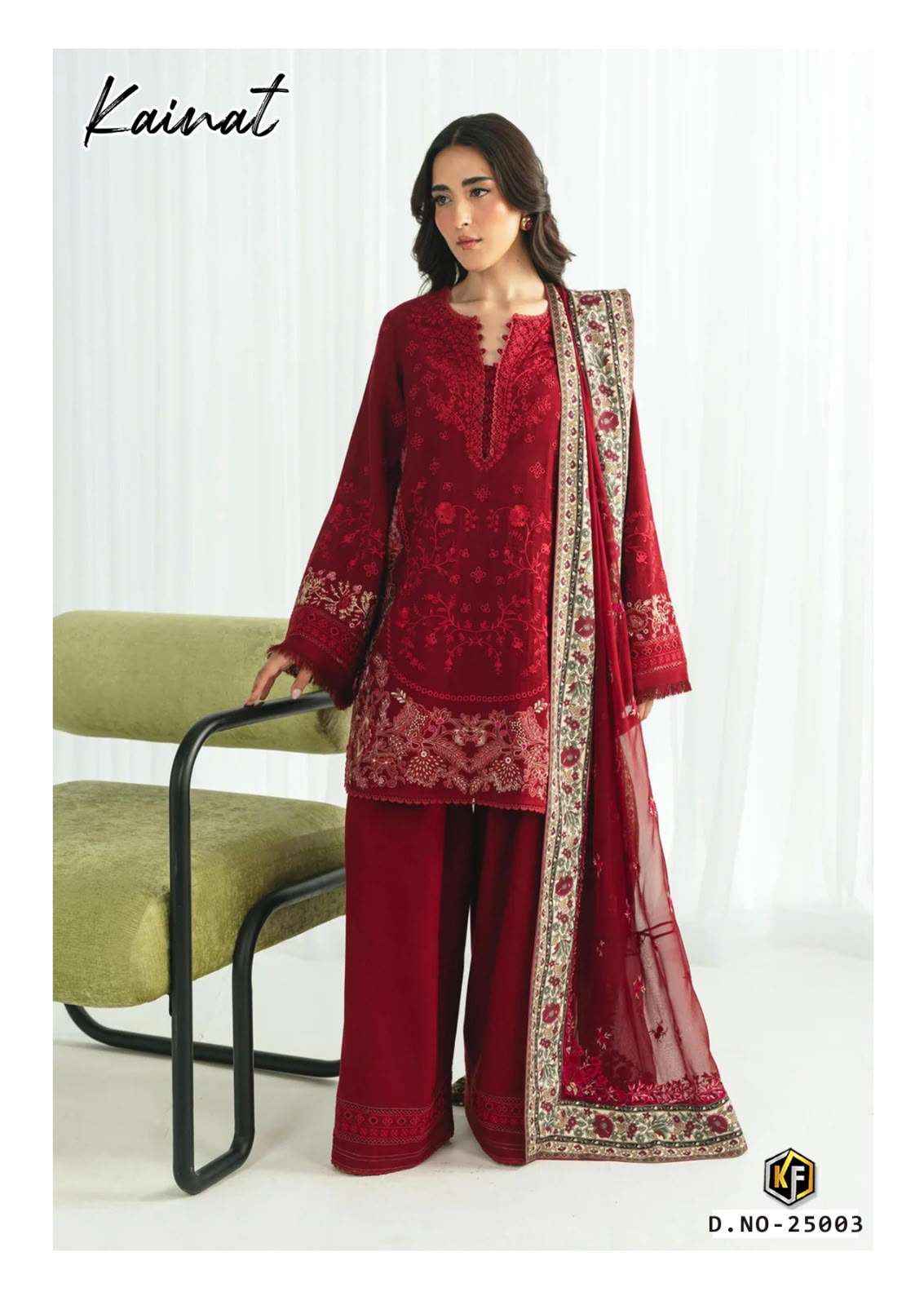 Keval Fab Kainat Vol 25 pure Cotton Pakistani Suits Surat Wholesale ( 6 Pcs Catalogue )