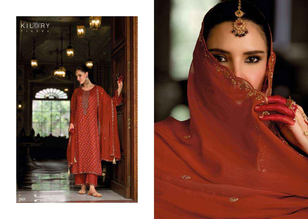 Kilory Sone Ki Dor Pure Gajji Silk Latest Suit Suits Wholesale Catalogue Price ( 4 Pcs Catalogue )