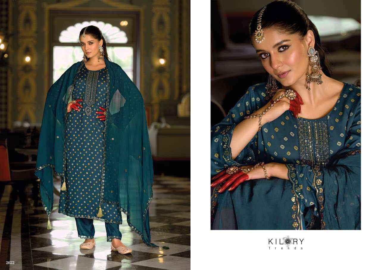 Kilory Sone Ki Dor Pure Gajji Silk Latest Suit Suits Wholesale Catalogue Price ( 4 Pcs Catalogue )