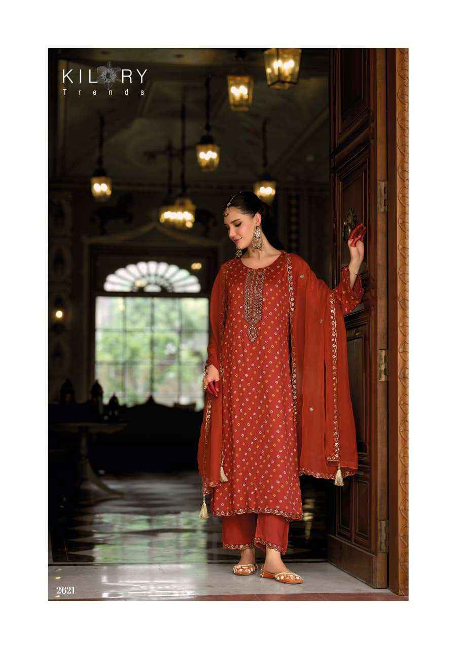 Kilory Sone Ki Dor Pure Gajji Silk Latest Suit Suits Wholesale Catalogue Price ( 4 Pcs Catalogue )