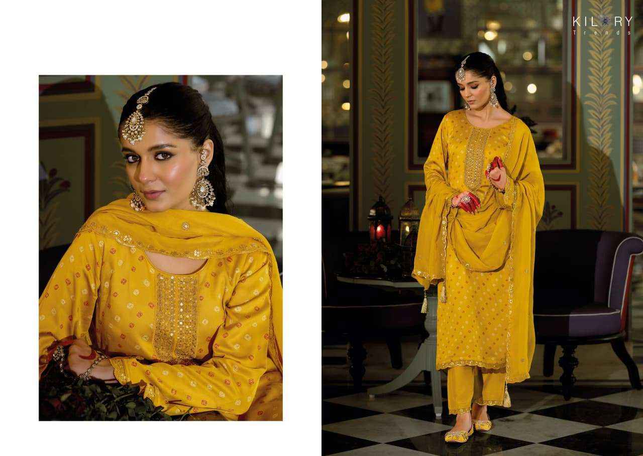 Kilory Sone Ki Dor Pure Gajji Silk Latest Suit Suits Wholesale Catalogue Price ( 4 Pcs Catalogue )