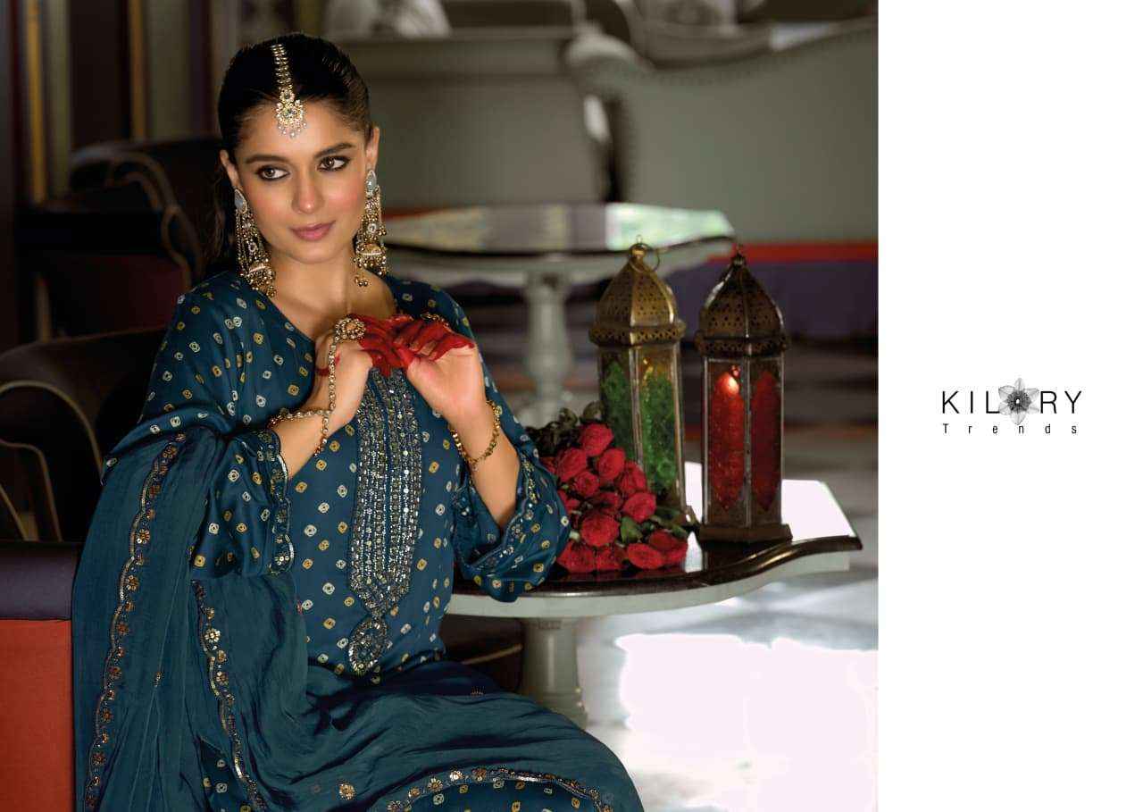 Kilory Sone Ki Dor Pure Gajji Silk Latest Suit Suits Wholesale Catalogue Price ( 4 Pcs Catalogue )