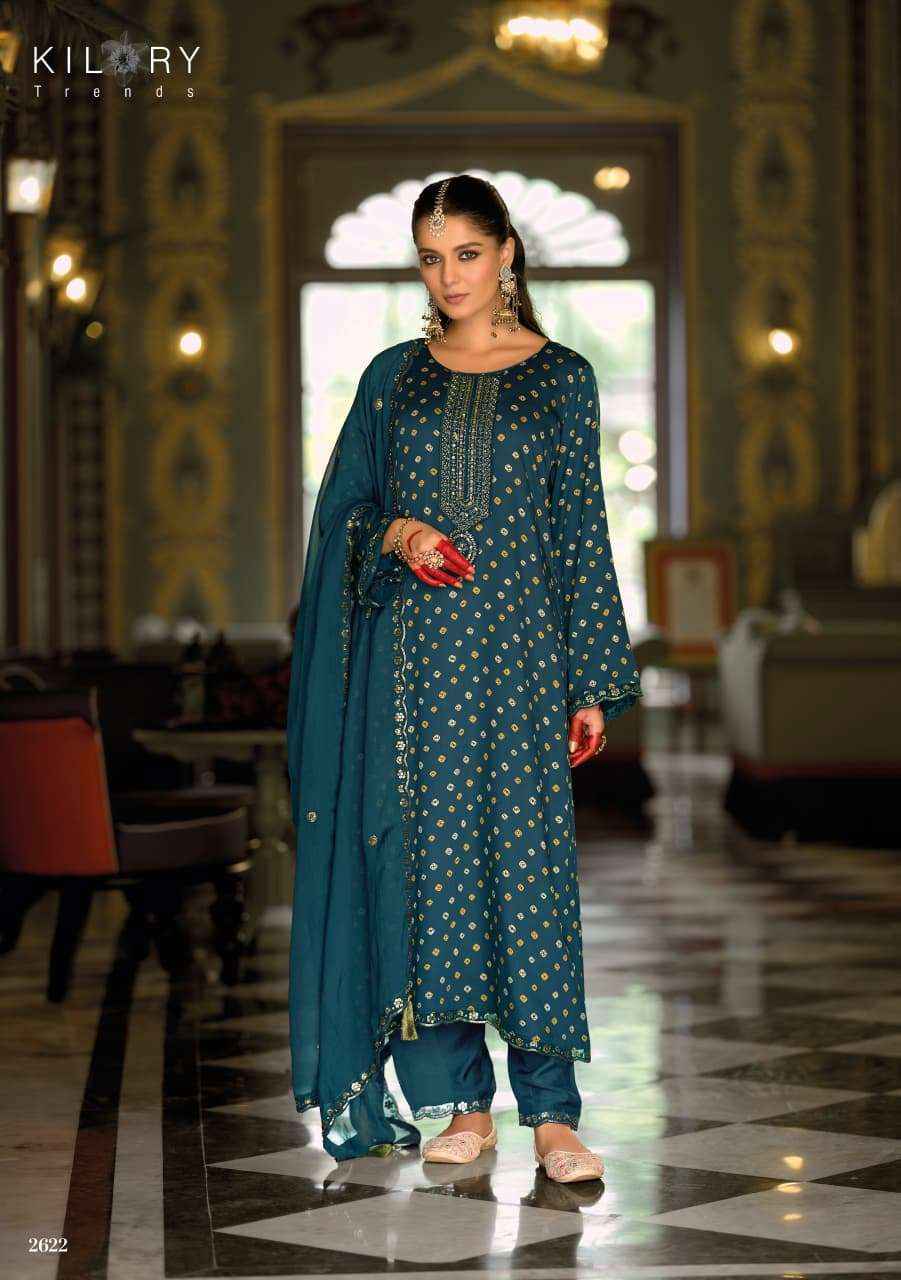 Kilory Sone Ki Dor Pure Gajji Silk Latest Suit Suits Wholesale Catalogue Price ( 4 Pcs Catalogue )