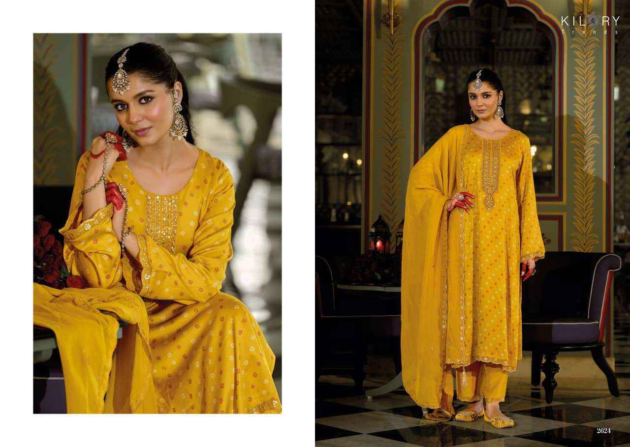 Kilory Sone Ki Dor Pure Gajji Silk Latest Suit Suits Wholesale Catalogue Price ( 4 Pcs Catalogue )