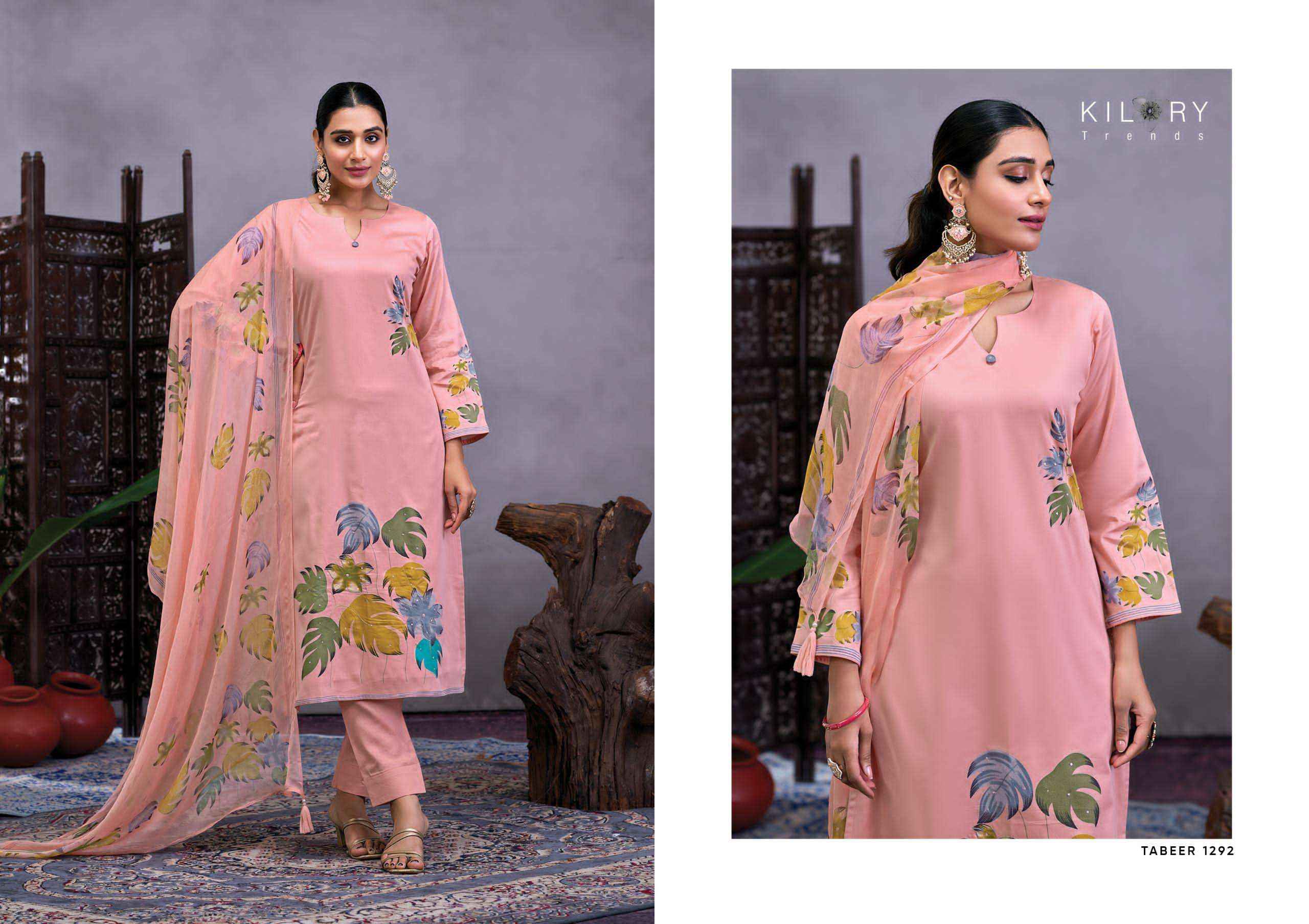 Kilory Tabeer Premium Designs Cotton Dress Material _ Wholesale Factory Rate  ( 4 Pcs Catalog )