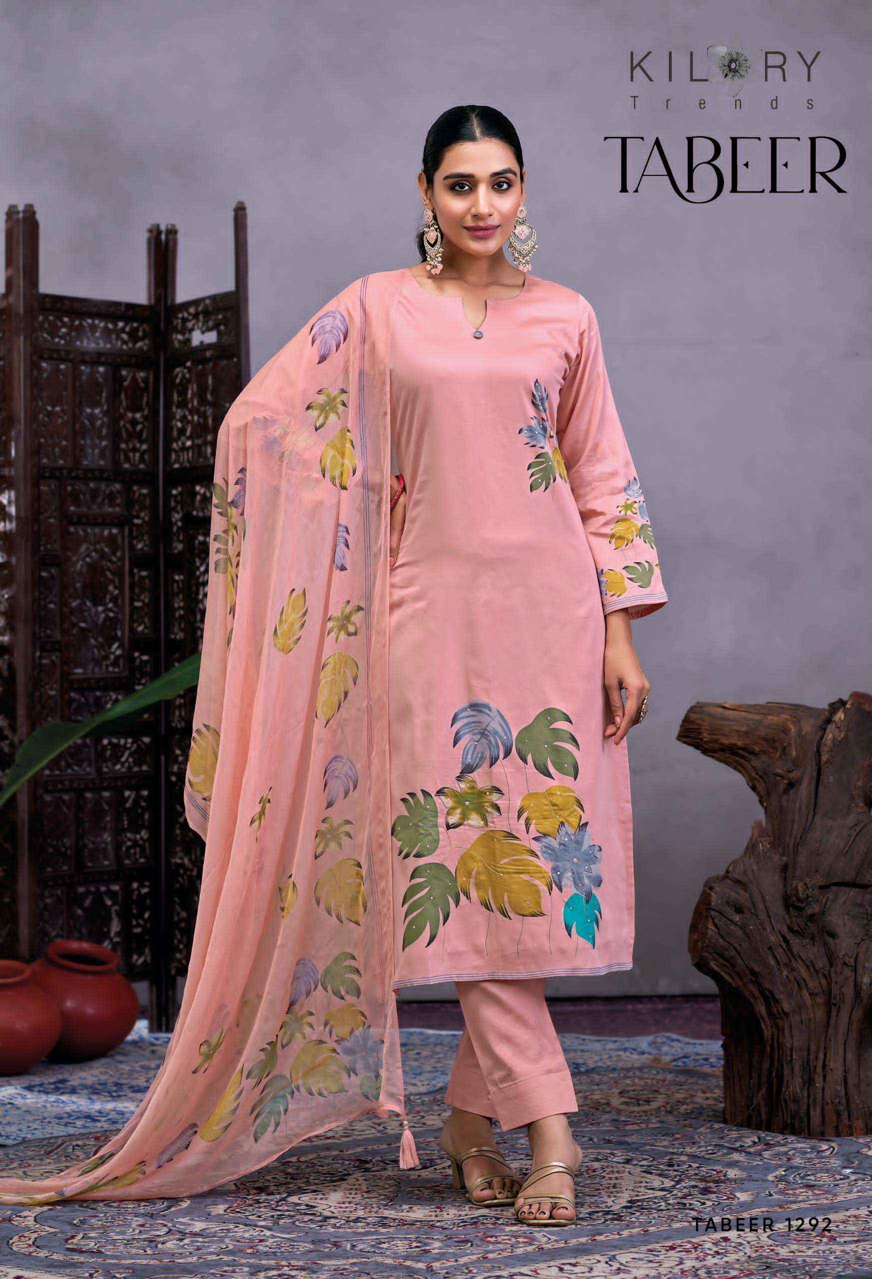 Kilory Tabeer Premium Designs Cotton Dress Material _ Wholesale Factory Rate  ( 4 Pcs Catalog )