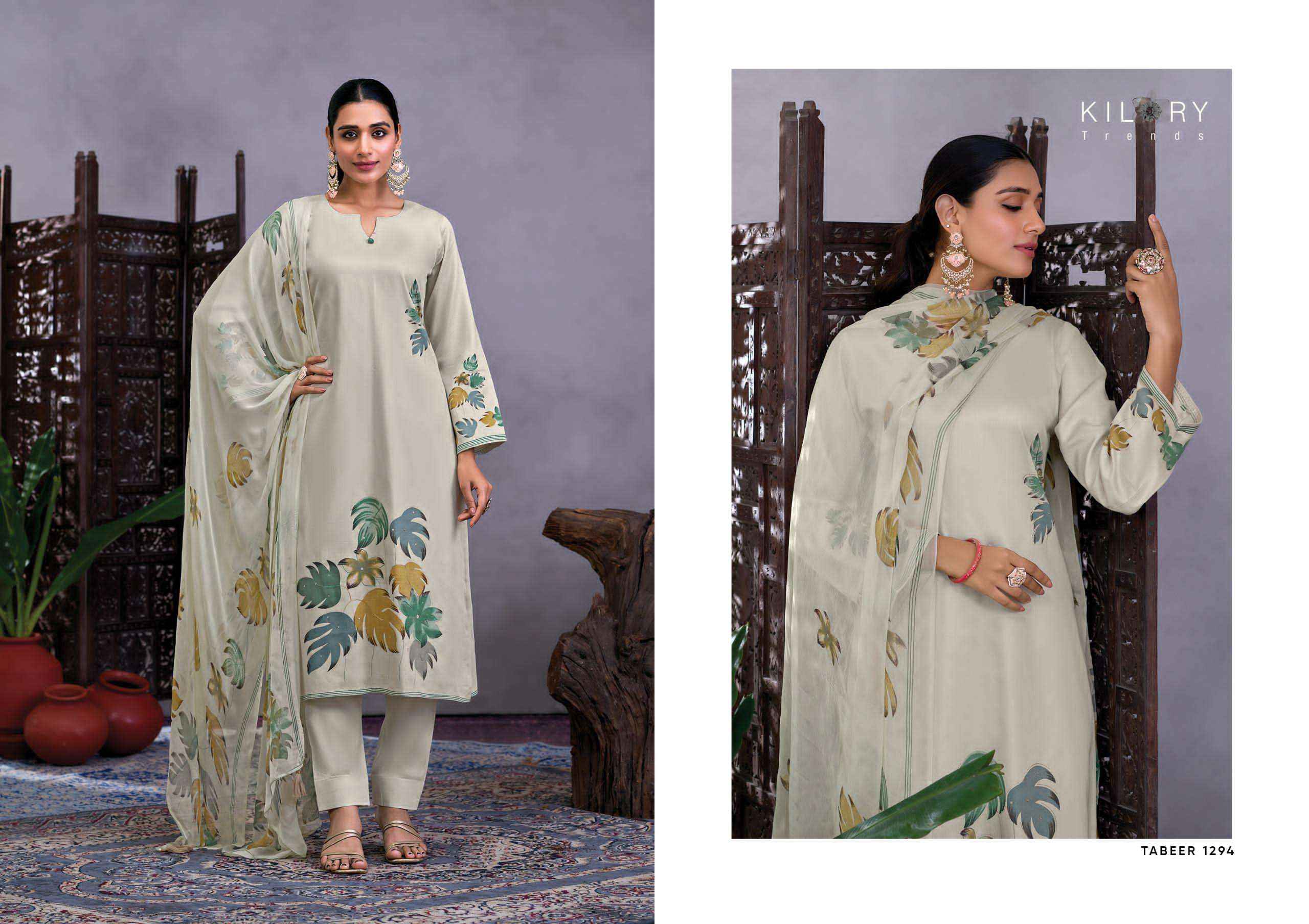 Kilory Tabeer Premium Designs Cotton Dress Material _ Wholesale Factory Rate  ( 4 Pcs Catalog )