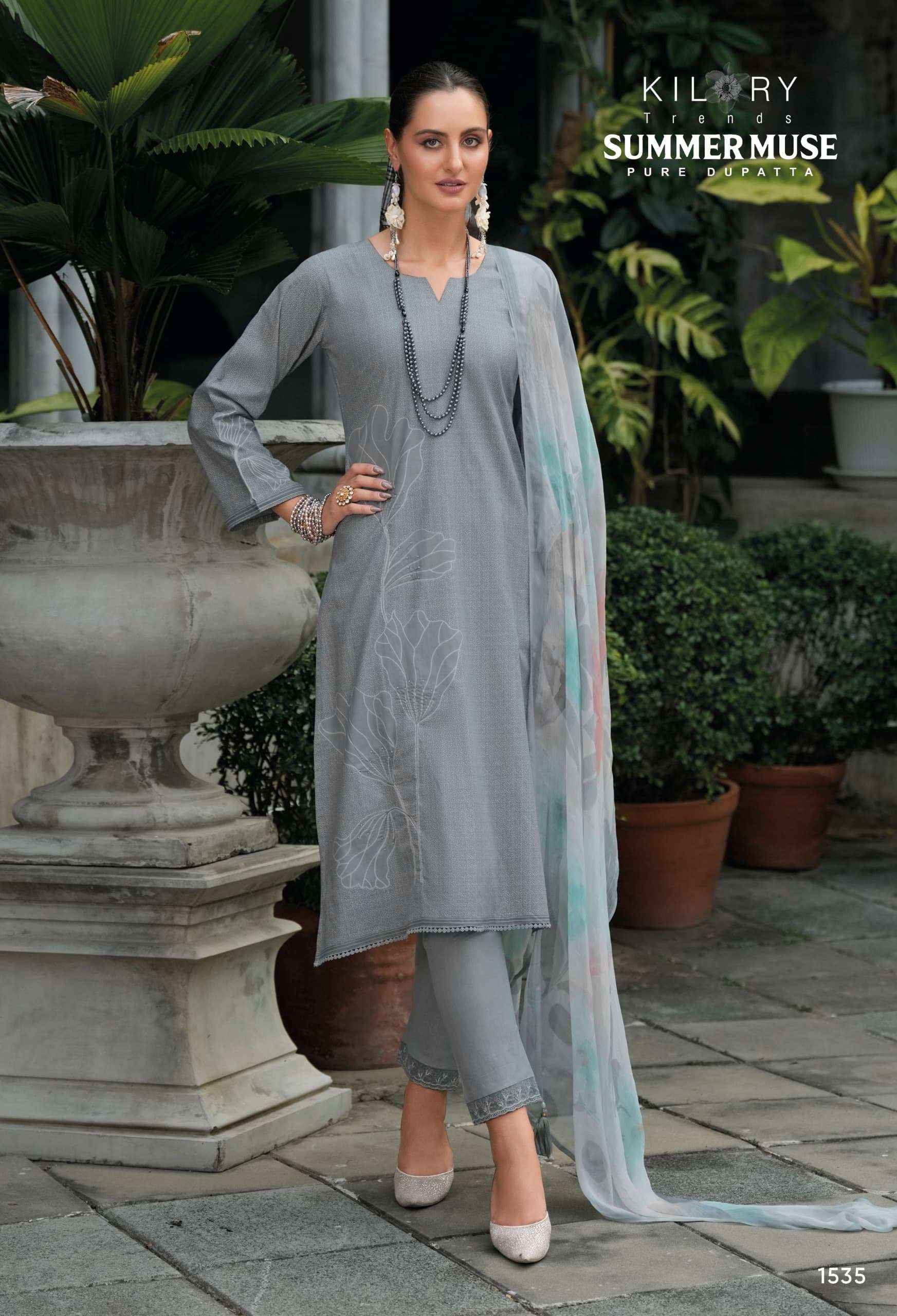 Kilory Trendz Summer Muse Digital Printed Fancy Cotton Dress _ Wholesale Factory Rate ( 6 Pcs Catalog )