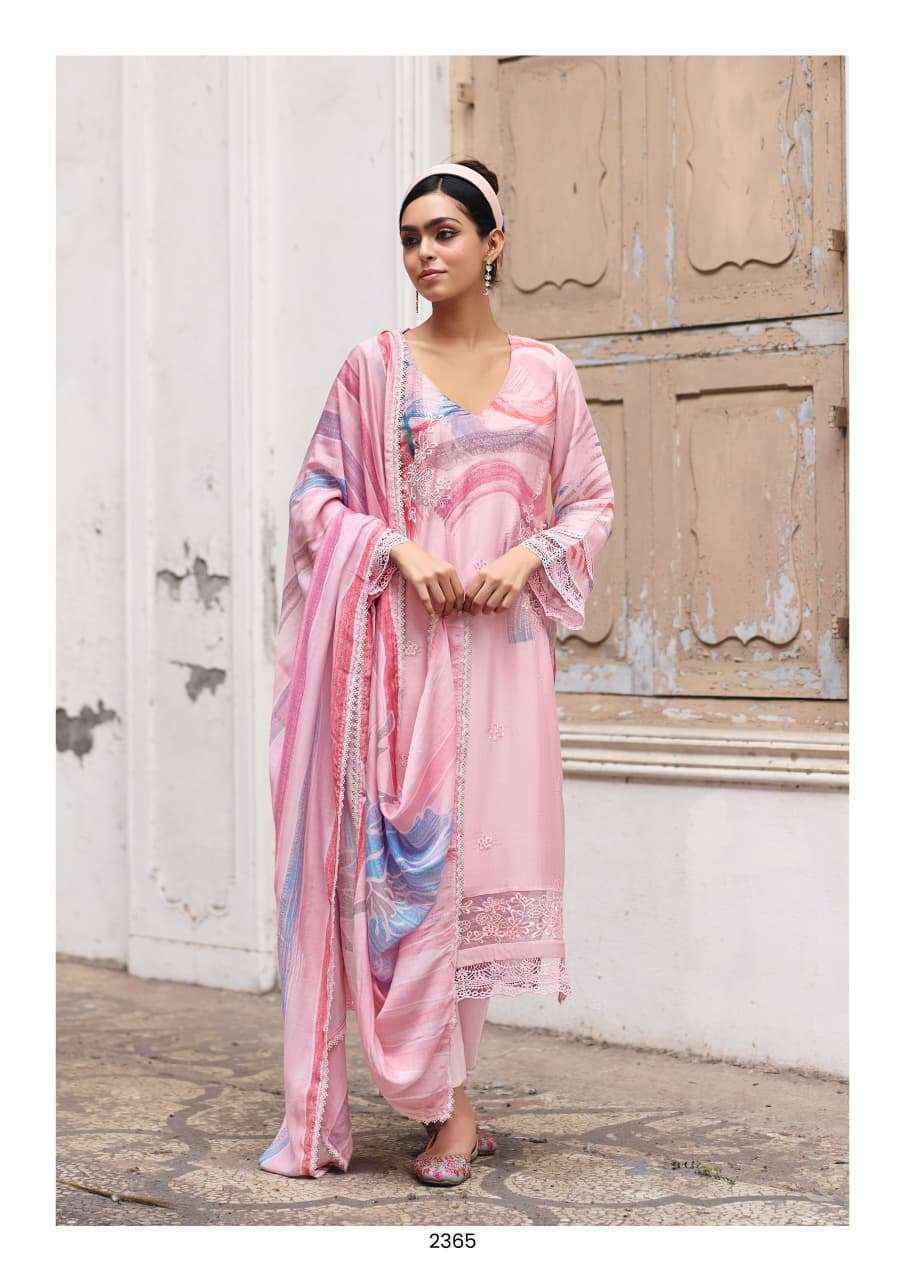 Kimora Ronaq Lawn Cotton Dress Material _ Wholesale Factory Rate ( 4 Pcs Catalog )