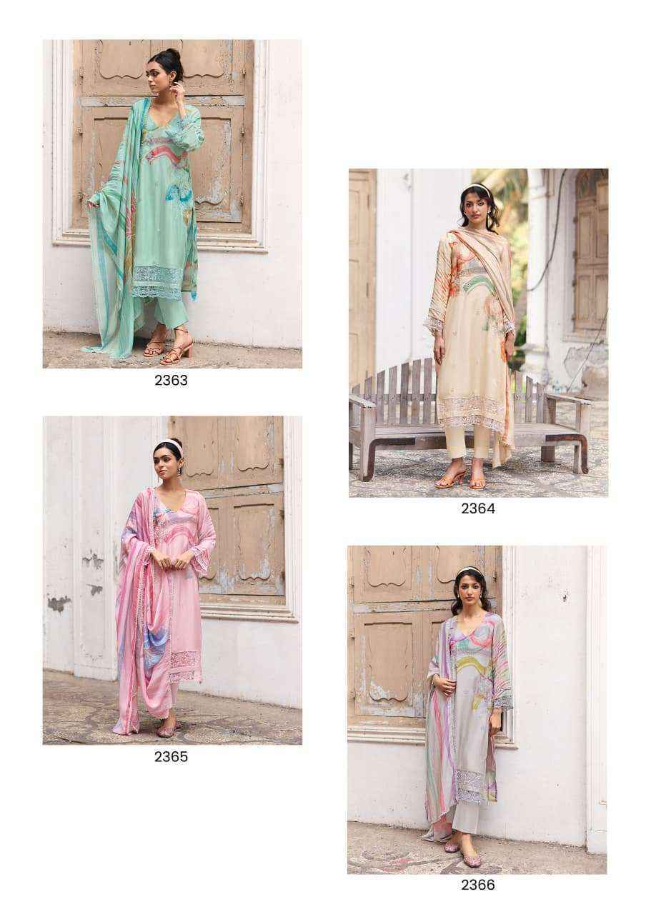 Kimora Ronaq Lawn Cotton Dress Material _ Wholesale Factory Rate ( 4 Pcs Catalog )