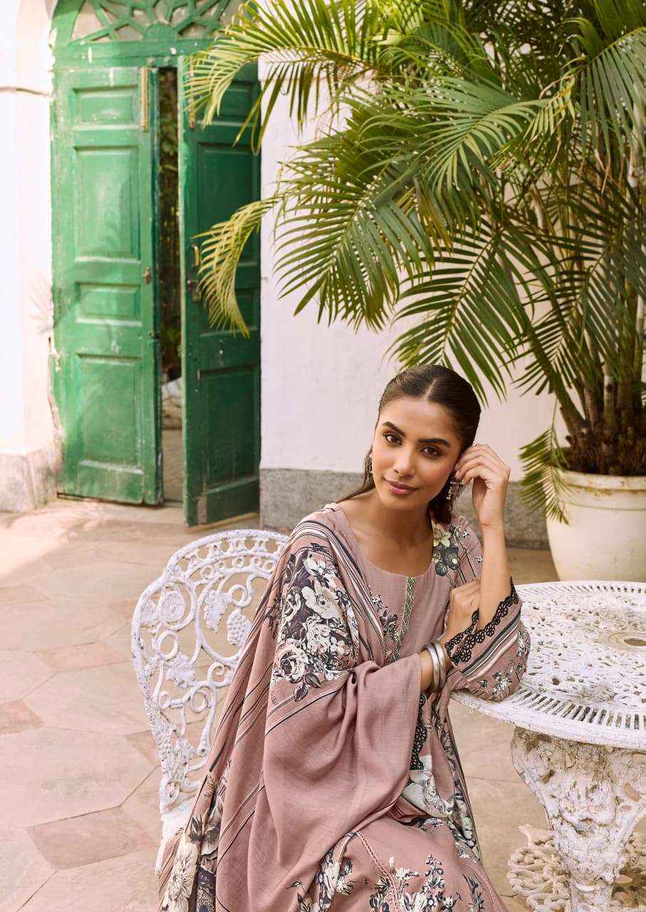 Kimora Shaam Digital Printed Pure Muslin Dress Material _ Wholesale Factory Rate ( 4 Pcs Catalog )