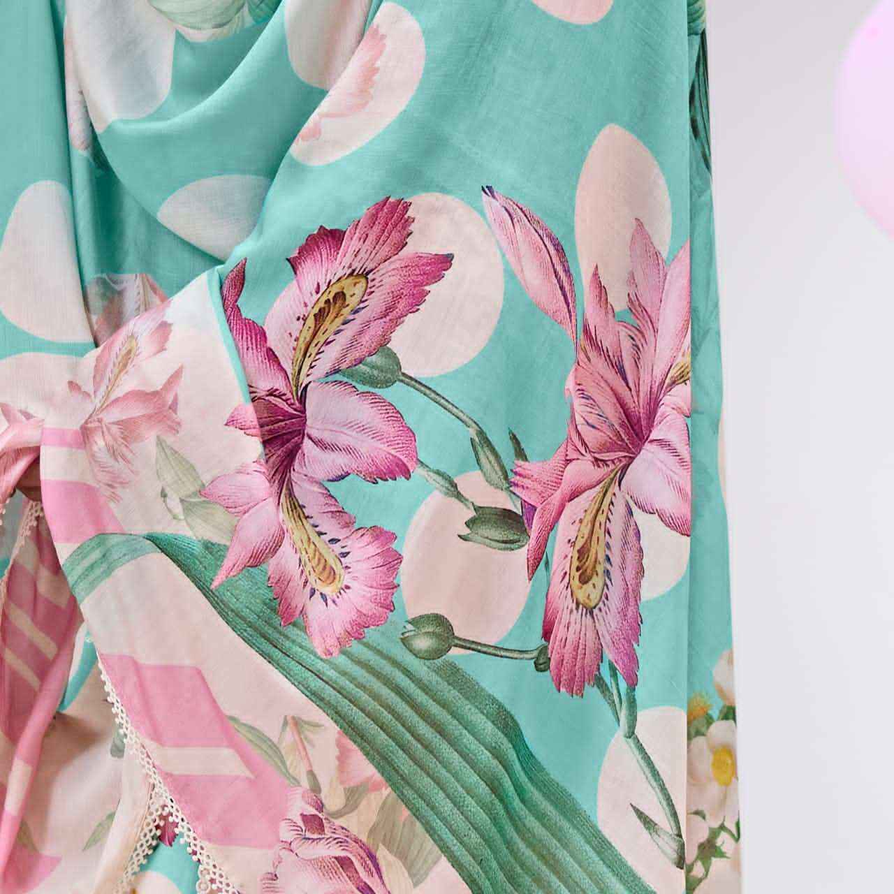 Kimora Sohni Bebo Digital Printed Muslin Dress Material _ Wholesale Factory Rate ( 4 Pcs Catalog )
