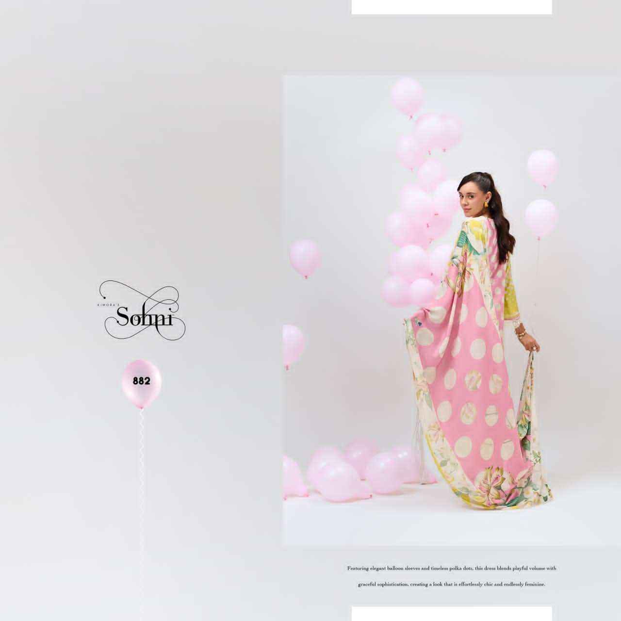 Kimora Sohni Bebo Digital Printed Muslin Dress Material _ Wholesale Factory Rate ( 4 Pcs Catalog )