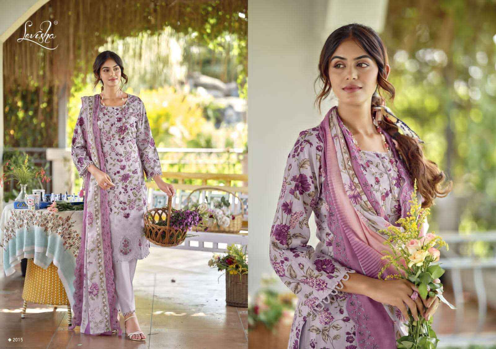 Levisha Nawazish Vol 2 Pakistani Lawn Cotton Suits Wholesale Surat ( 6 Pcs Catalogue )