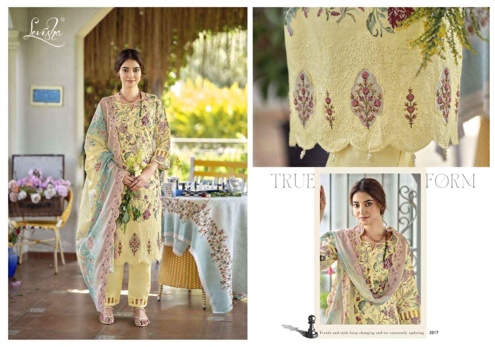 Levisha Nawazish Vol 2 Pakistani Lawn Cotton Suits Wholesale Surat ( 6 Pcs Catalogue )