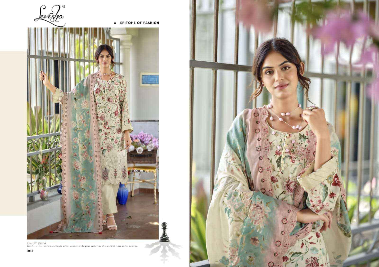 Levisha Nawazish Vol 2 Pakistani Lawn Cotton Suits Wholesale Surat ( 6 Pcs Catalogue )