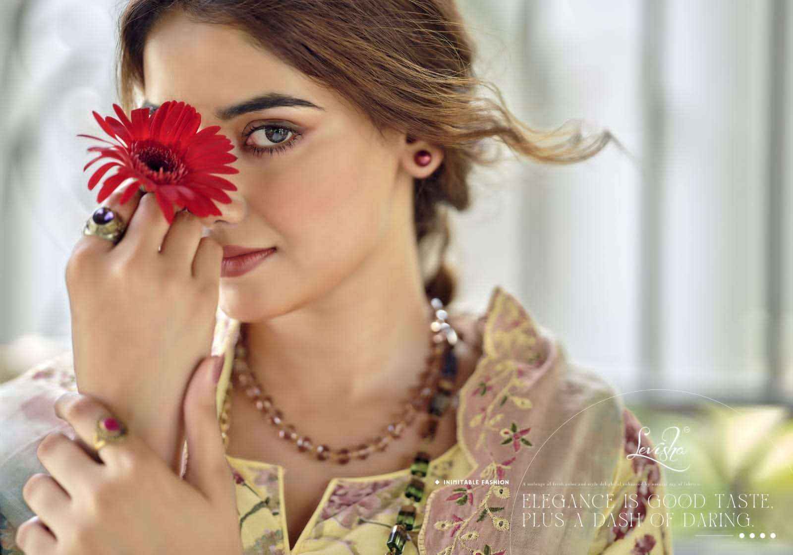 Levisha Nawazish Vol 2 Pakistani Lawn Cotton Suits Wholesale Surat ( 6 Pcs Catalogue )