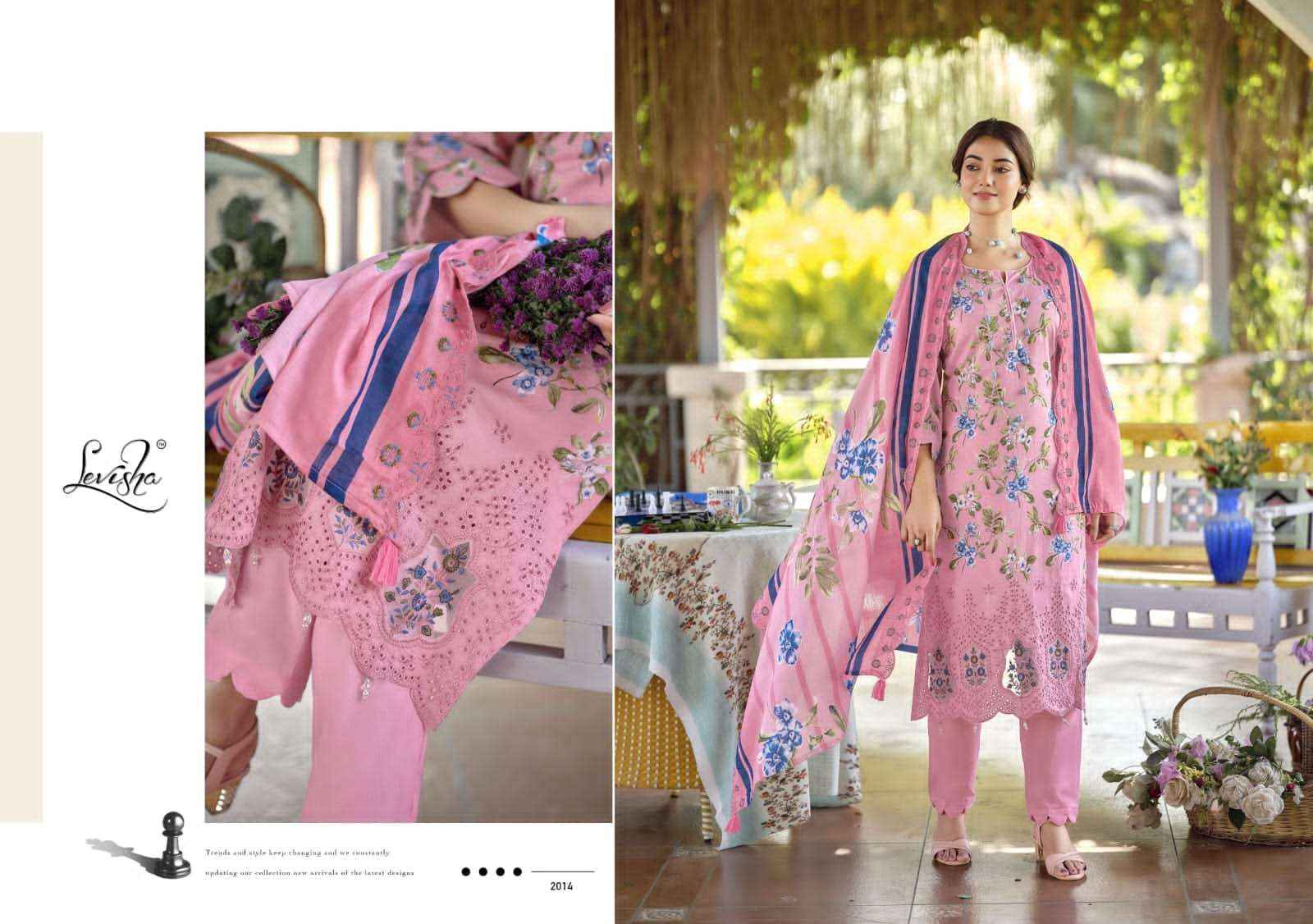 Levisha Nawazish Vol 2 Pakistani Lawn Cotton Suits Wholesale Surat ( 6 Pcs Catalogue )