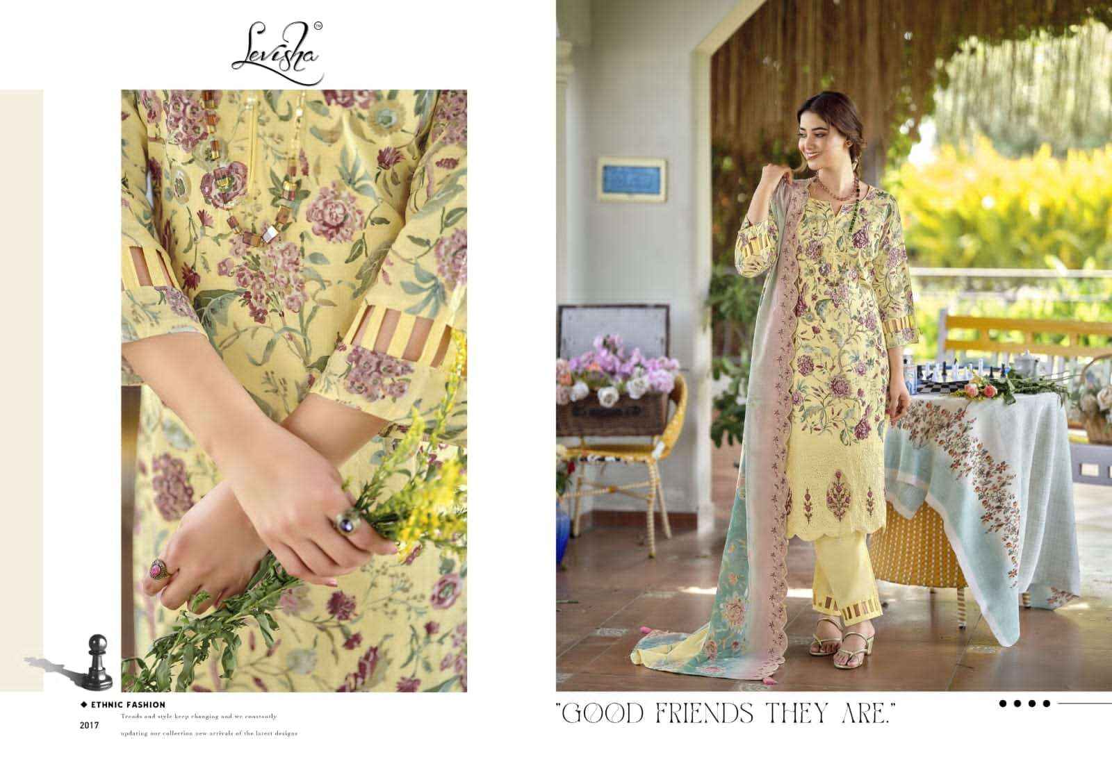 Levisha Nawazish Vol 2 Pakistani Lawn Cotton Suits Wholesale Surat ( 6 Pcs Catalogue )